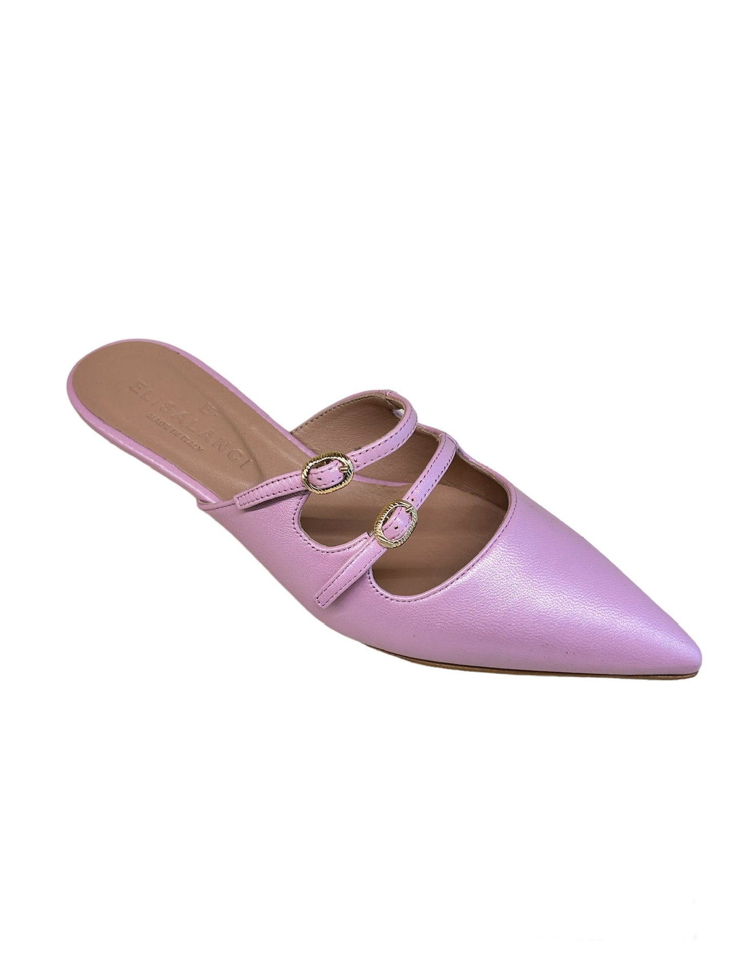 Elisa Lanci-LUCILLE-Mules doppio cinturino bubble