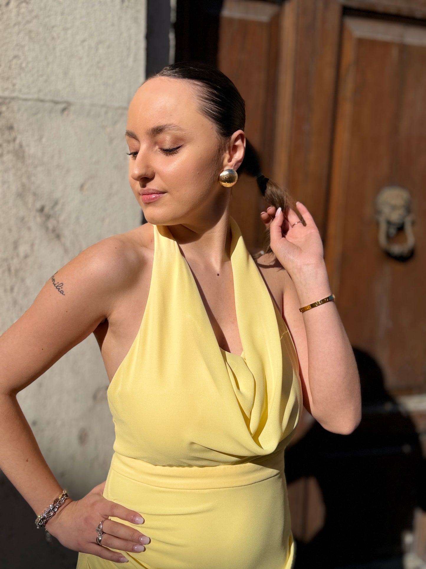 Silence Limited ISABEA DRESS LEMON