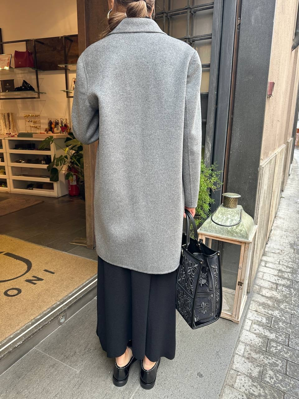 SINCE'RE PARIS Cappotto monopetto GREY