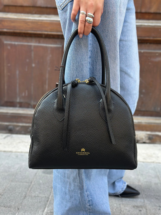 Cuoieria Fiorentina LUA MEDIUM BOWLING BAG NERO