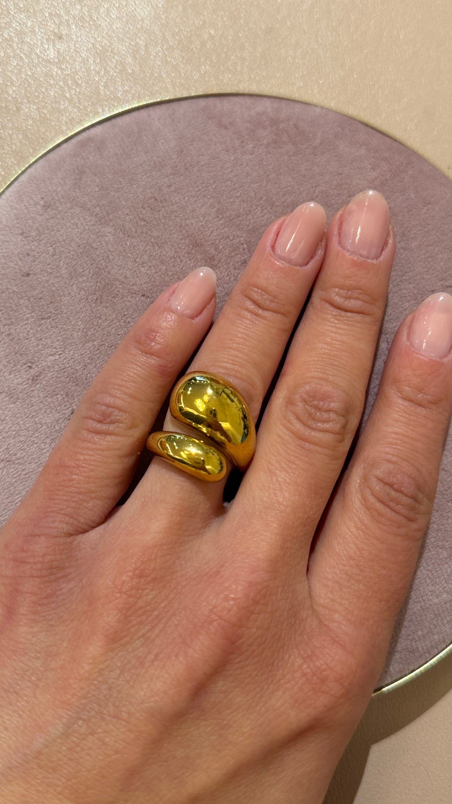 Anello abbraccio Oro