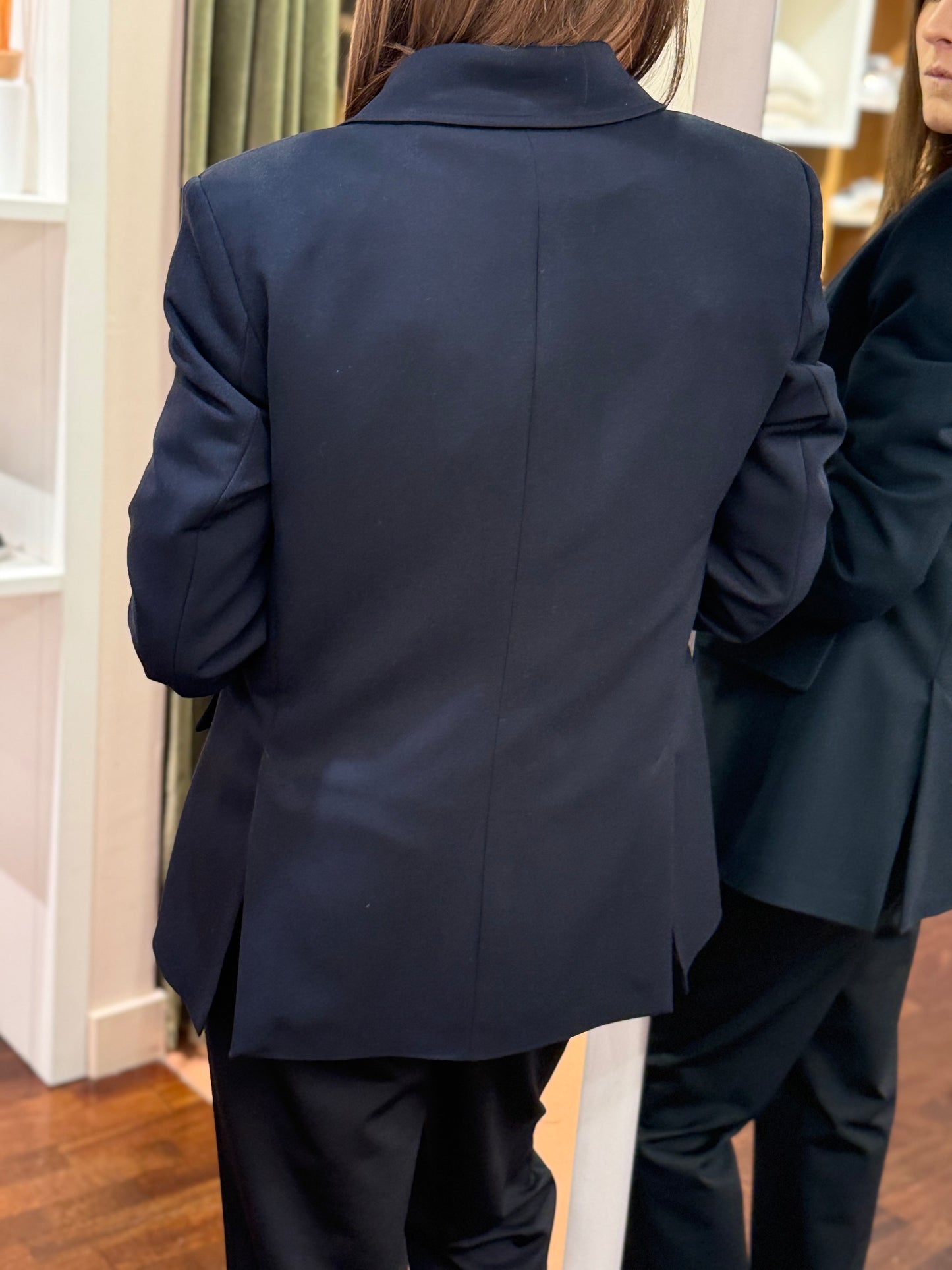 Tensione In Giacca NERO doppio petto con bottoni oro