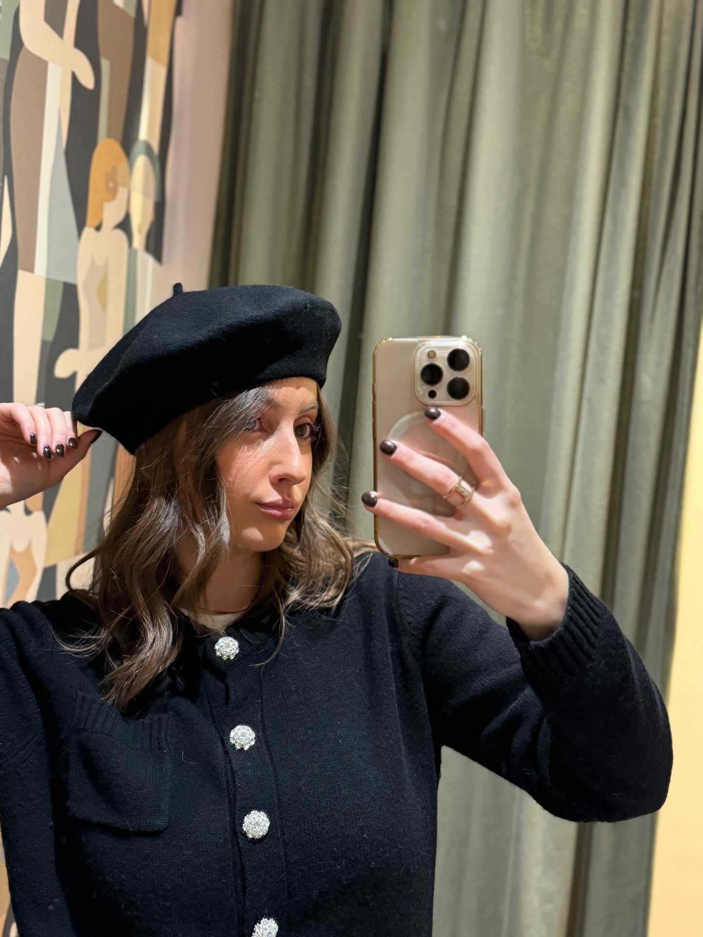 Basco in lana e viscosa (disponibile in più colori)