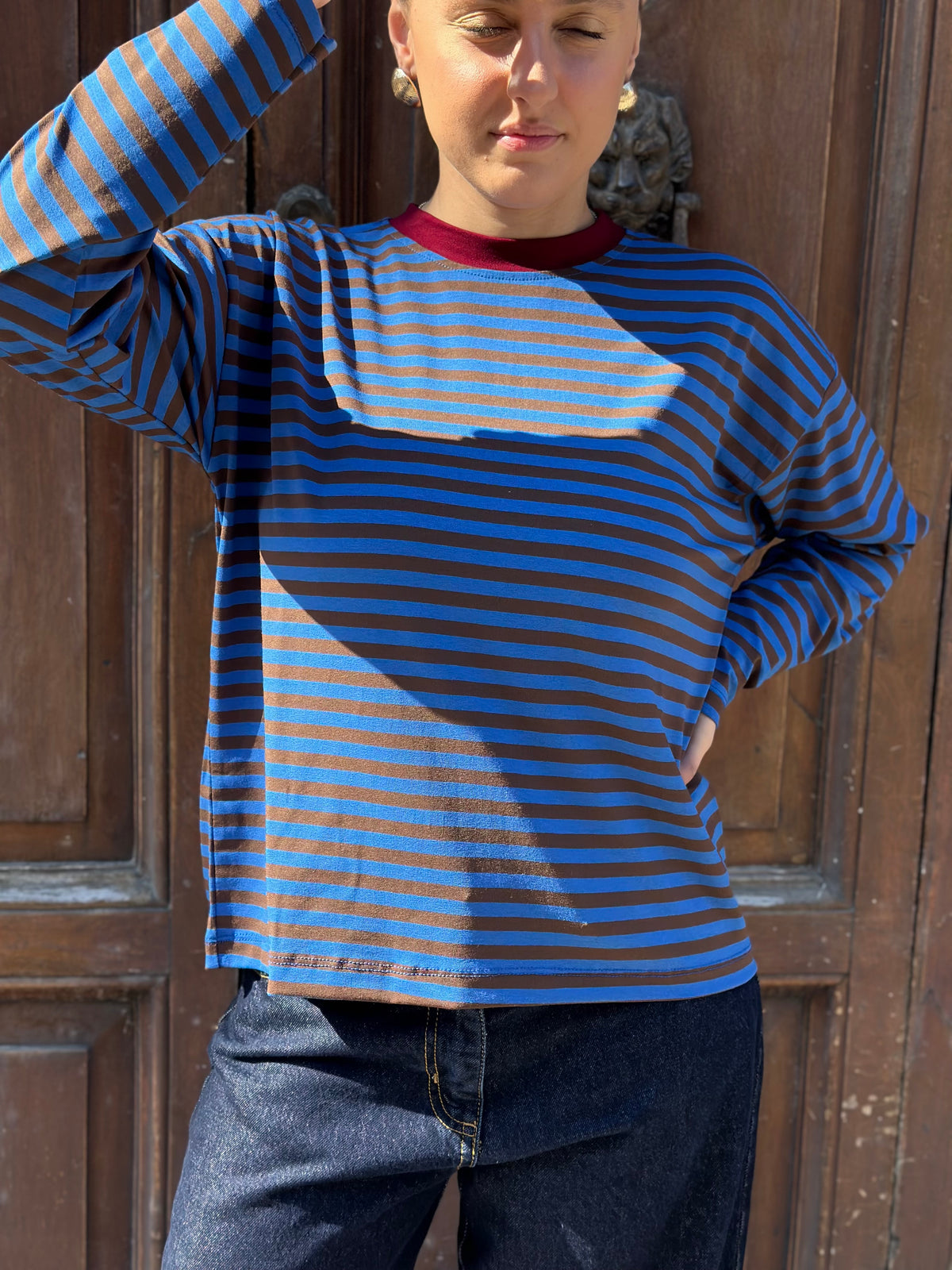 Haveone T-shirt a righe(disp. in più colori)