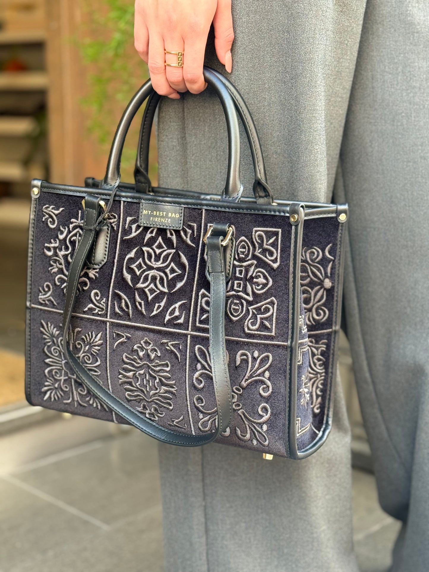 My Best Bag ATENA LISBONA BLACK TIE MEDIUM