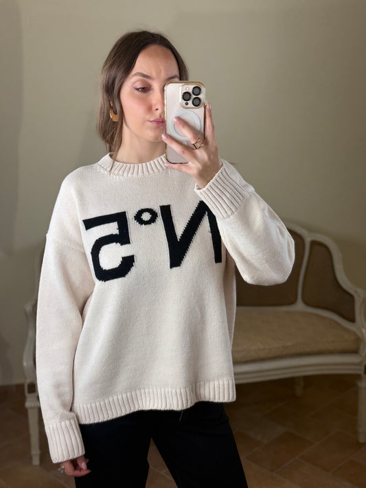 Tensione in Maglia N°5 PANNA