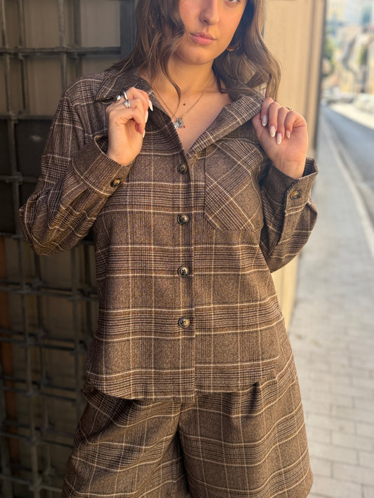 Camicia a quadri MORO
