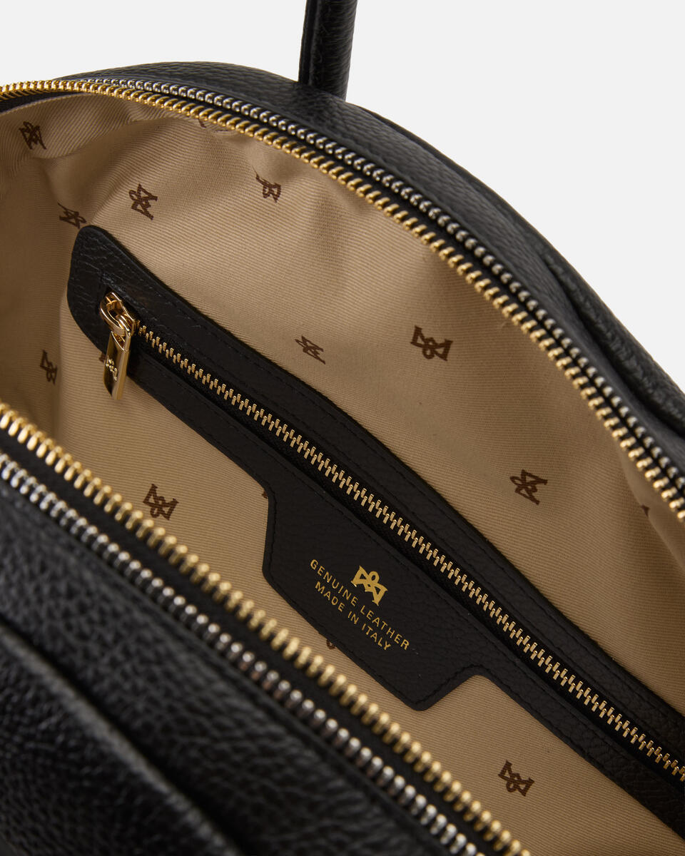 Cuoieria Fiorentina LUA MEDIUM BOWLING BAG NERO