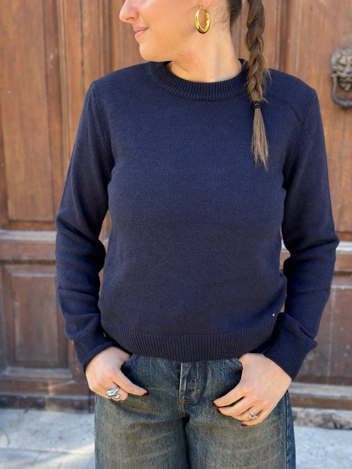 Tensione in maglia spalla imbottita  (disponibile in più colori)