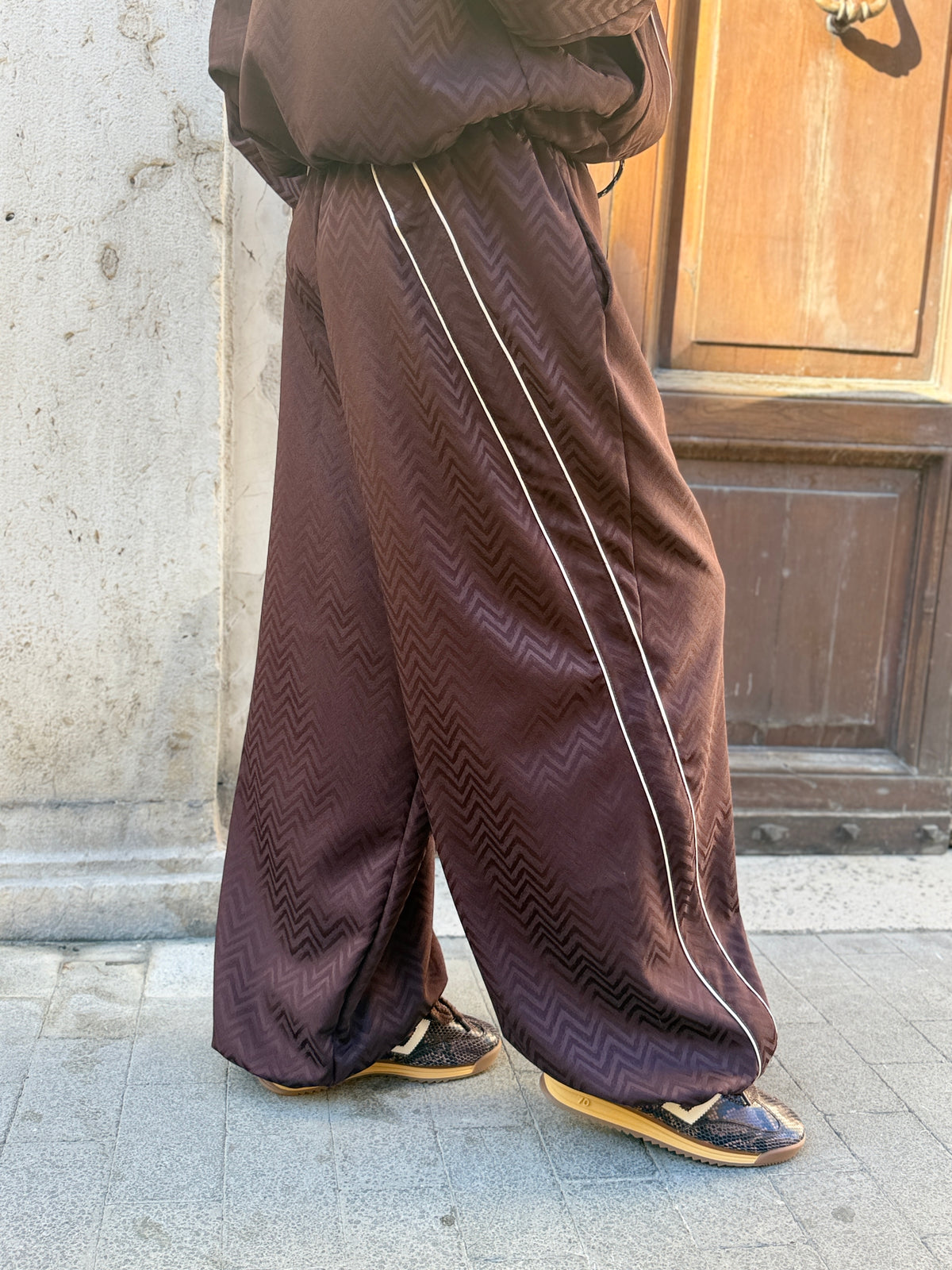 Pantalone Sporty-Chic MORO