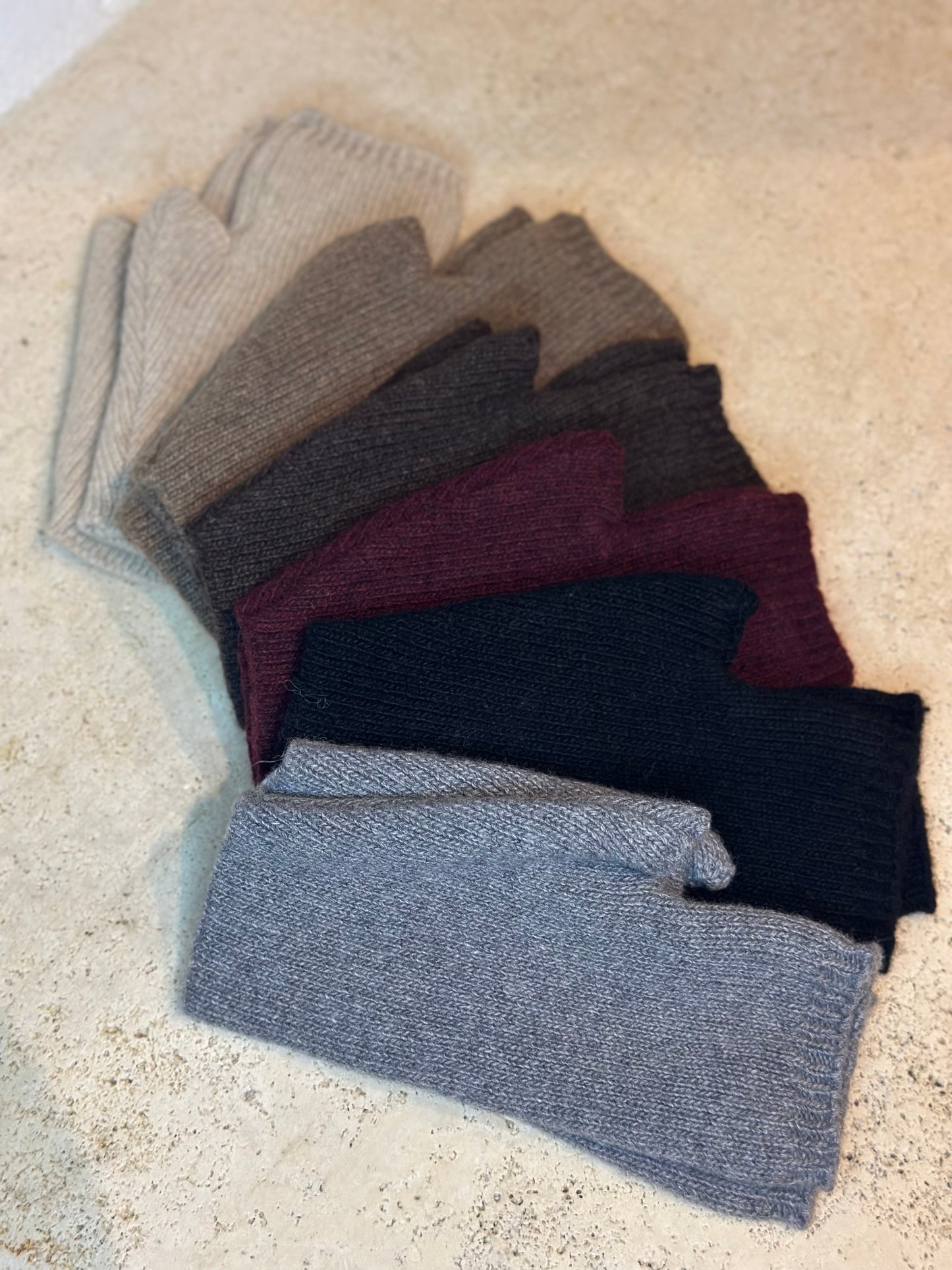 Muffole in misto cashmere