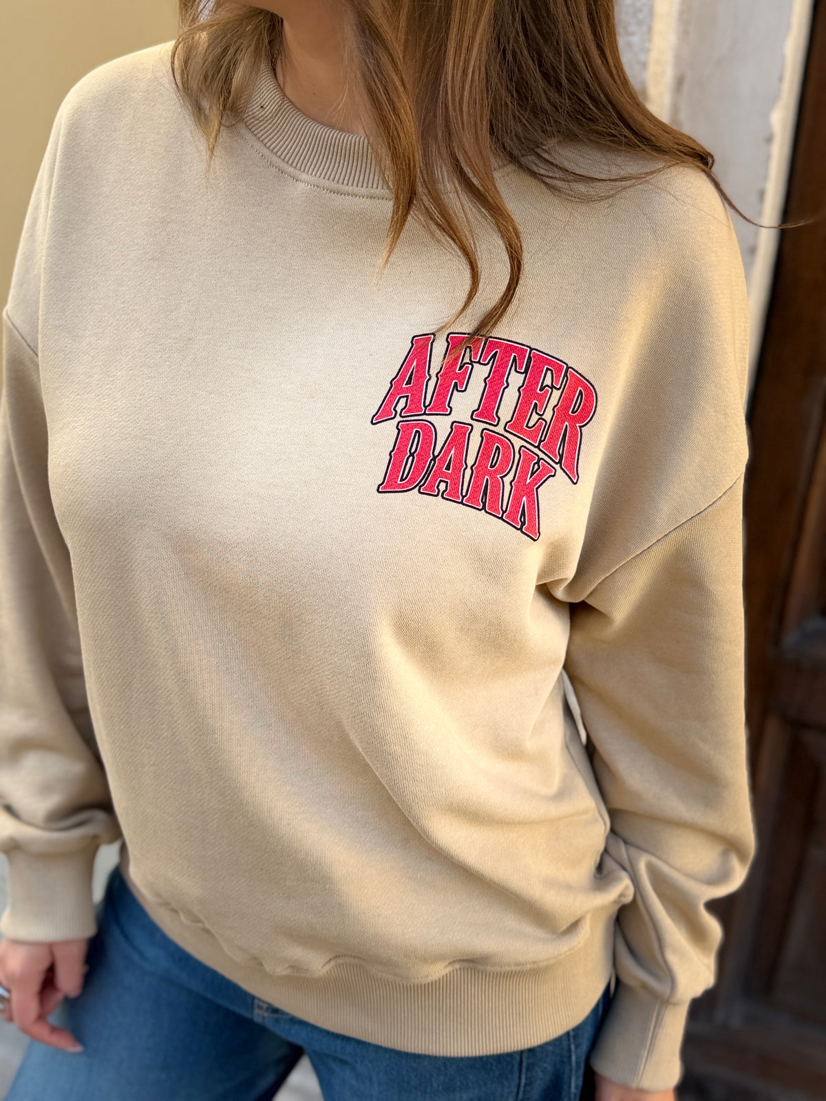 Haveone felpa BEIGE “After dark” BEIGE E GRIGIA