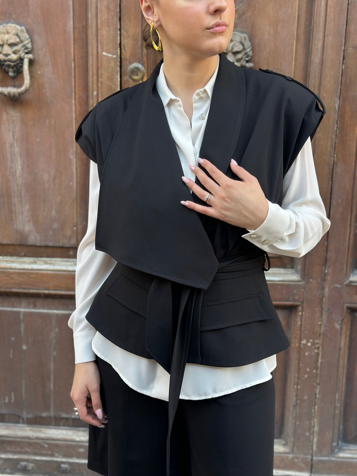 Silence Limited OPPOSYTE GILET NERO