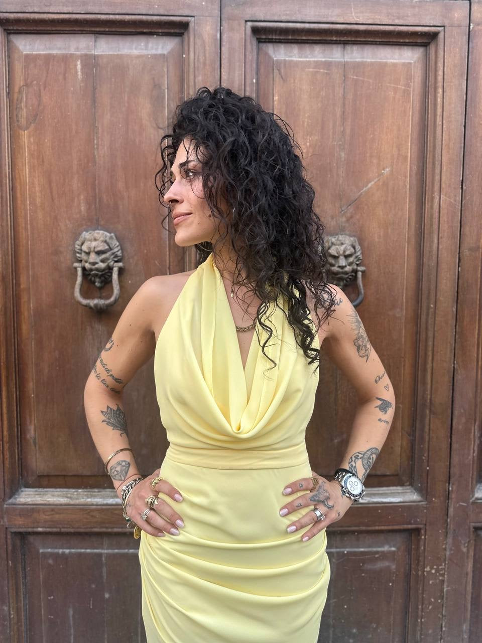 Silence Limited ISABEA DRESS LEMON