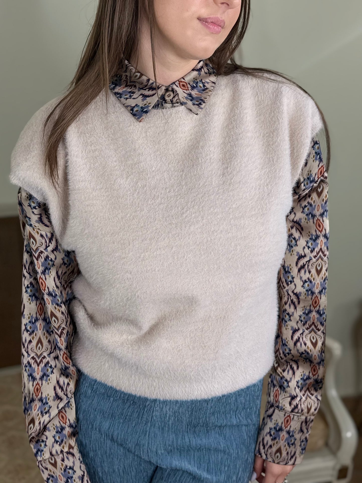 Anonyme Smanicato WOLF KNITWEAR beige