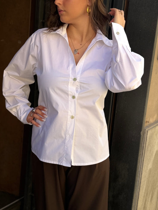 Camicia avvitata BIANCA