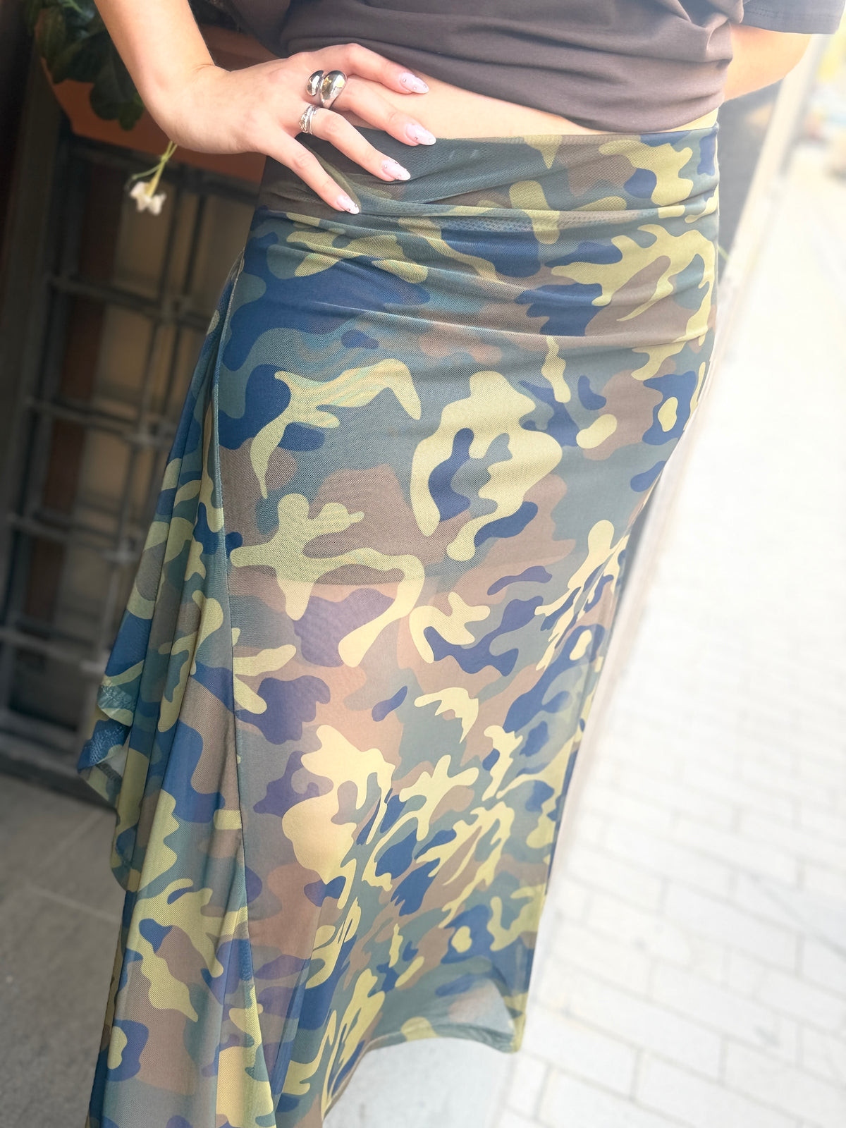 Gonna lunga CAMOUFLAGE