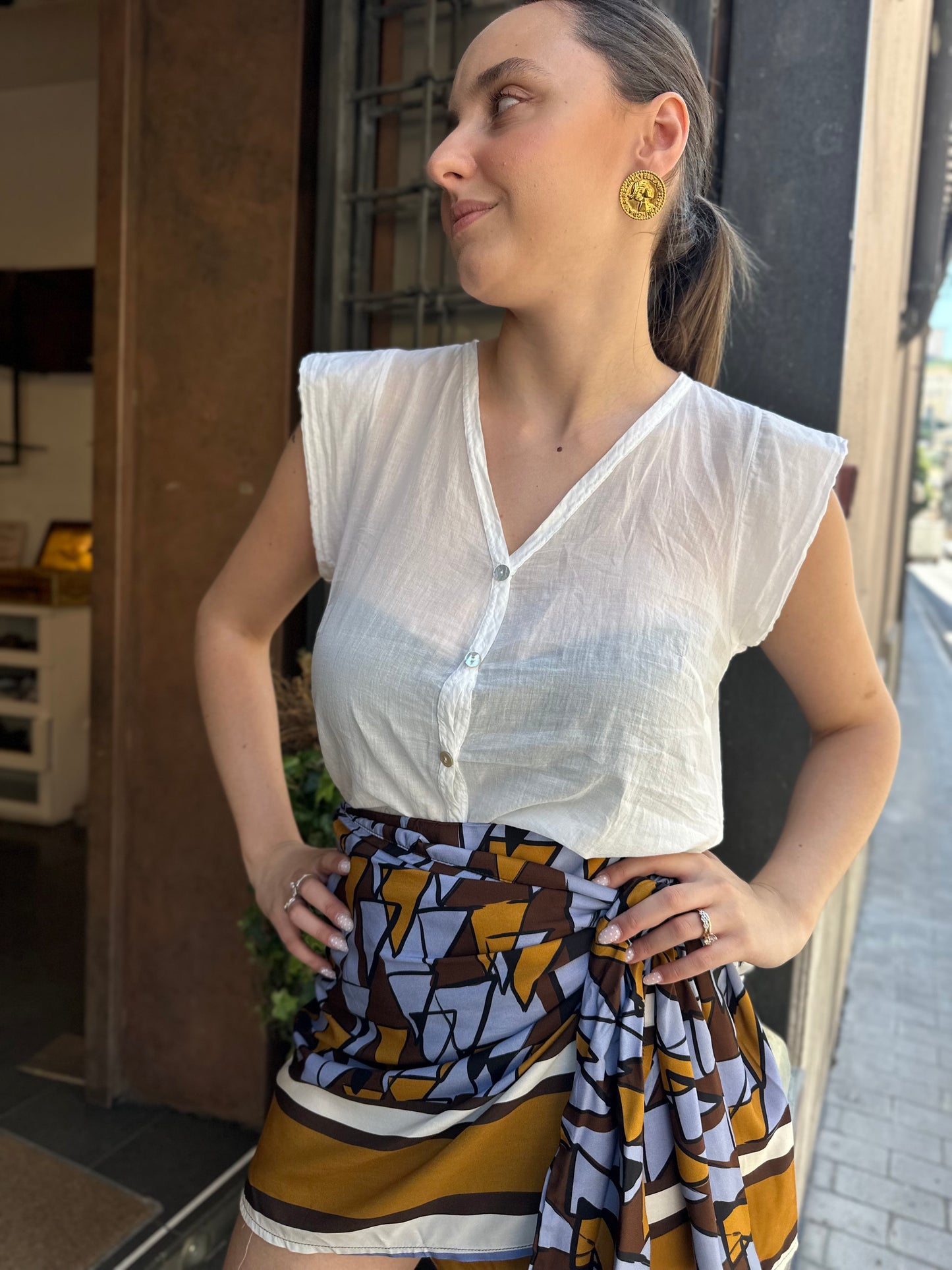 Tensione in Camicia voile (disp. in più varianti colori)