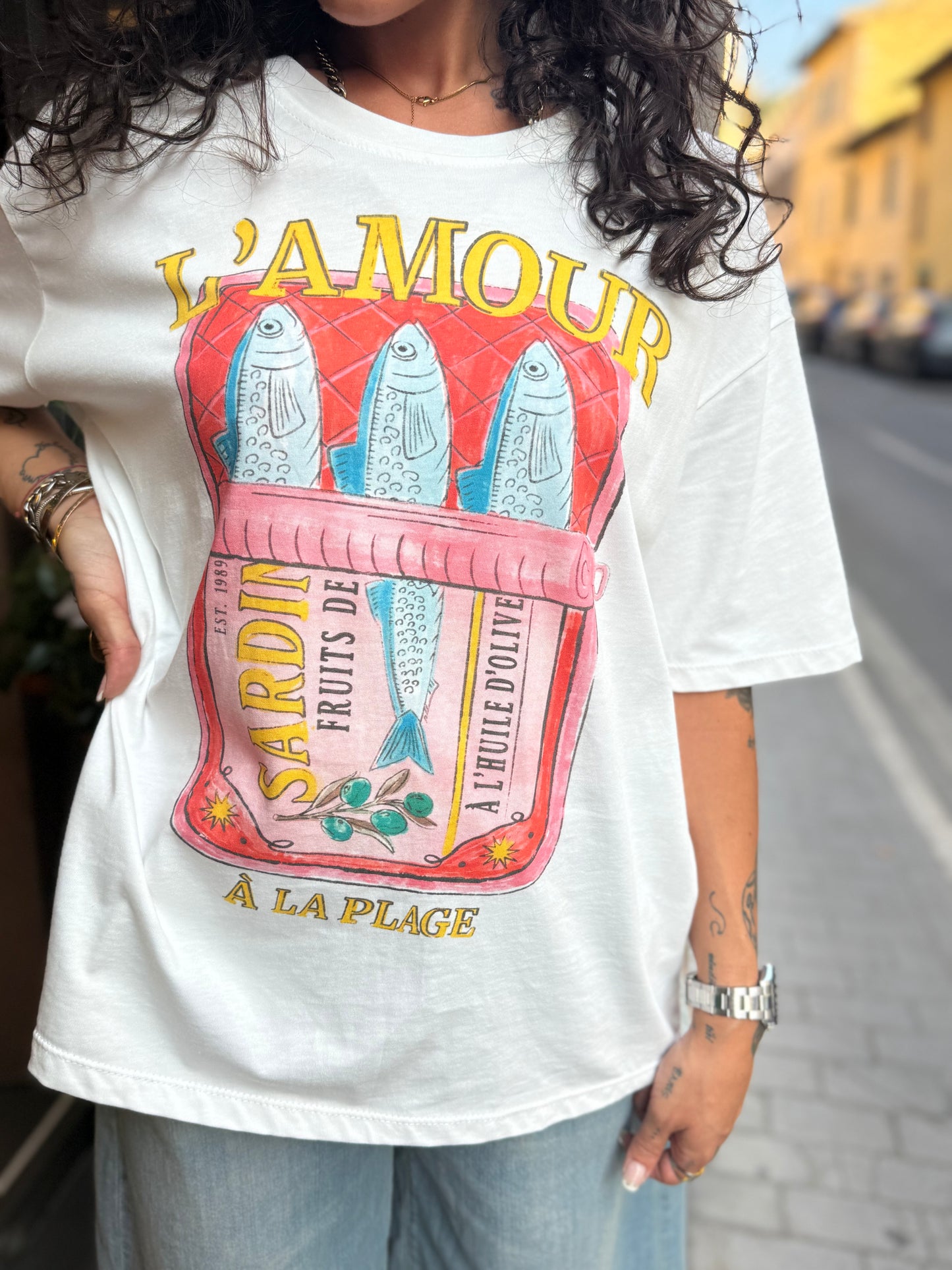 T-shirt “L’AMOUR À LA PLAGE”
