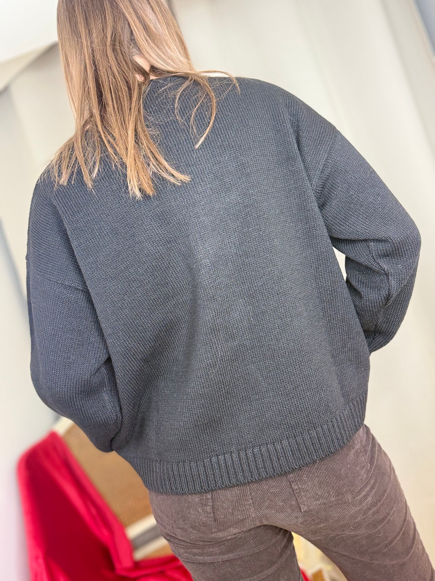 Tensione in Maglia TEDDY NERO