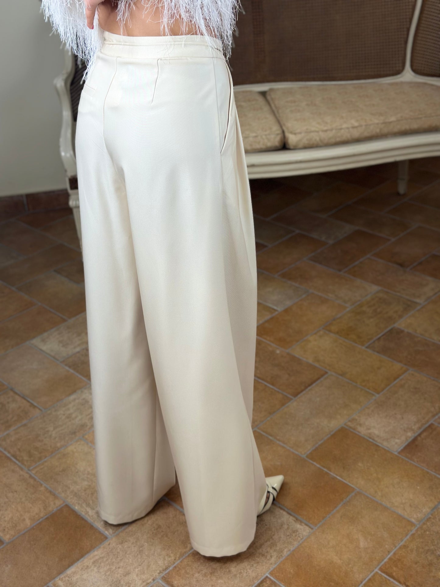 Eleh Pantalone crema