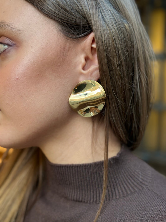 Orecchini Bottoni asimmetrici ORO