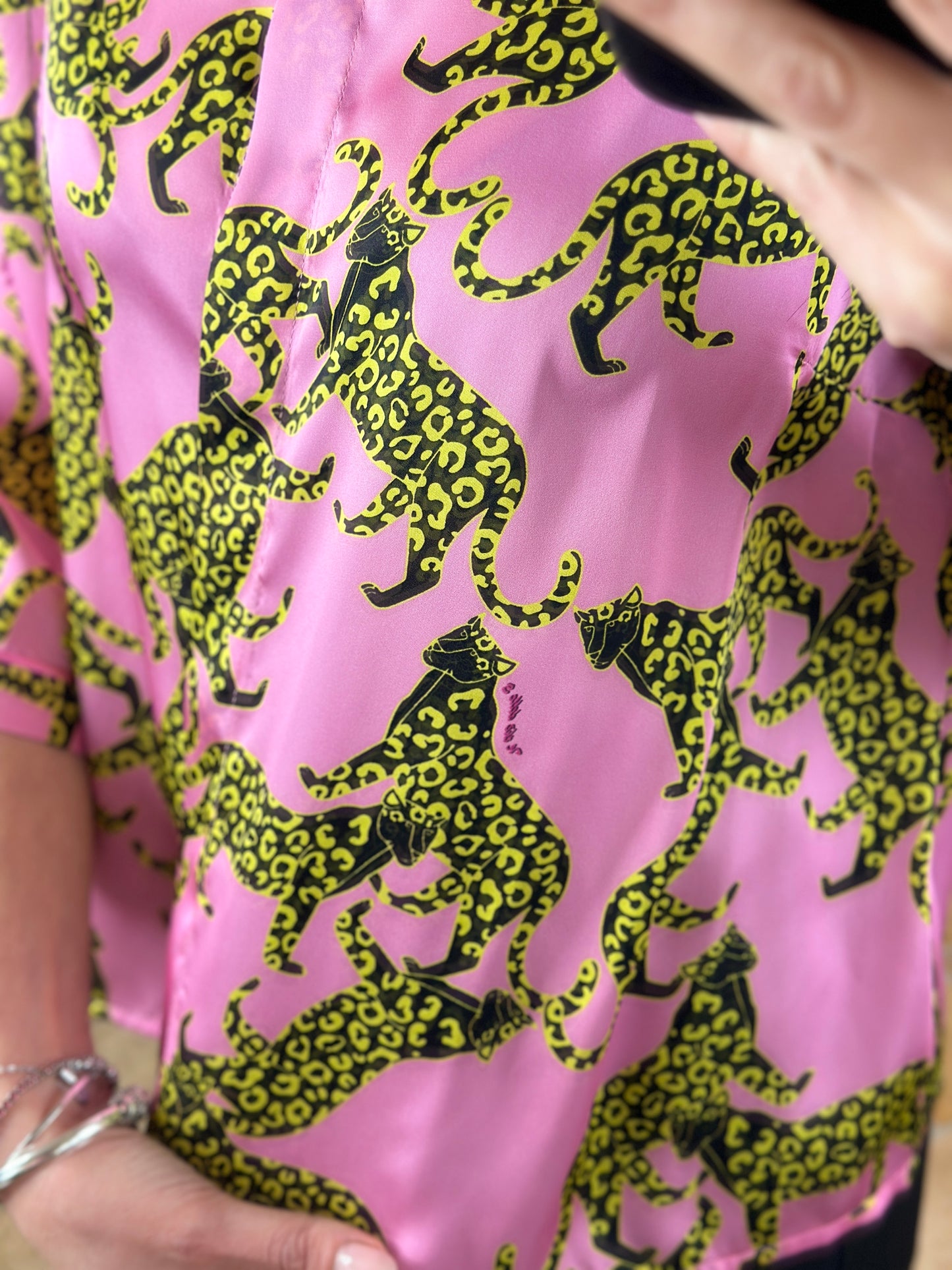 Il Thè delle 5- Camicia Spoon Leopard Pink