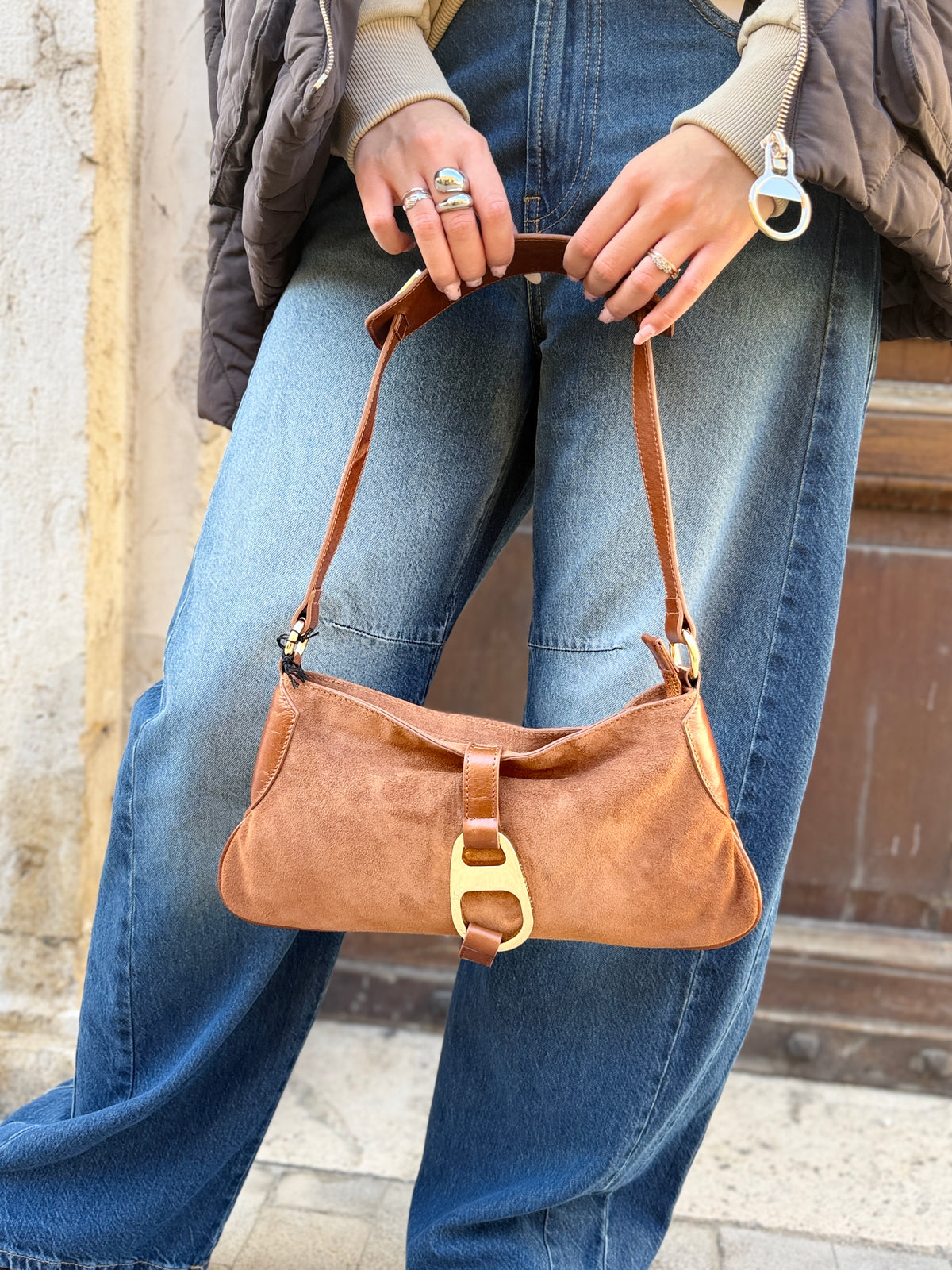 My best bag PARIS suede COGNAC
