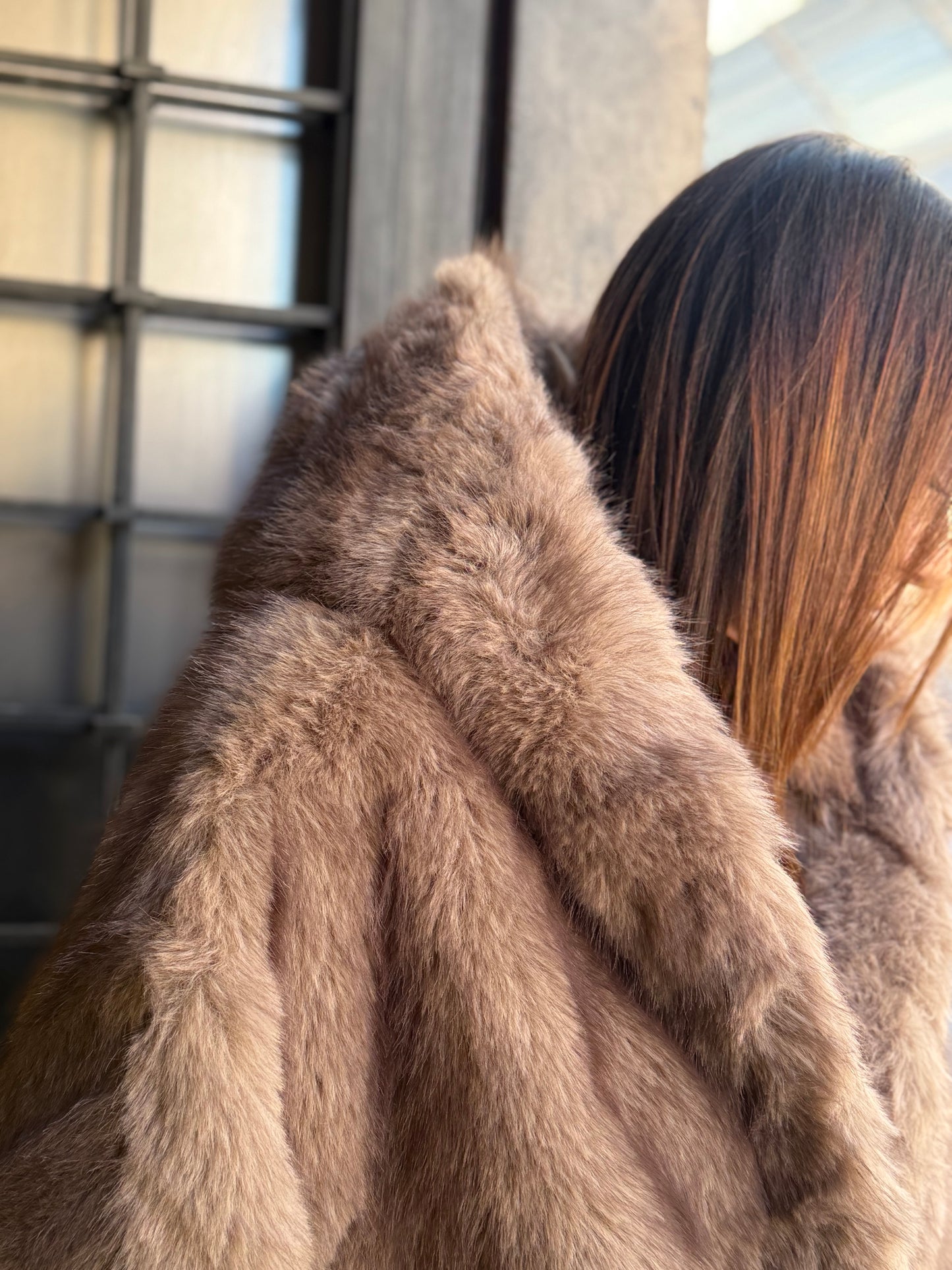 Ecopelliccia ELODIE Taupe