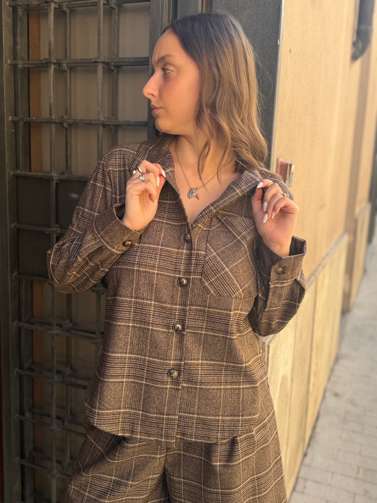 Camicia a quadri MORO