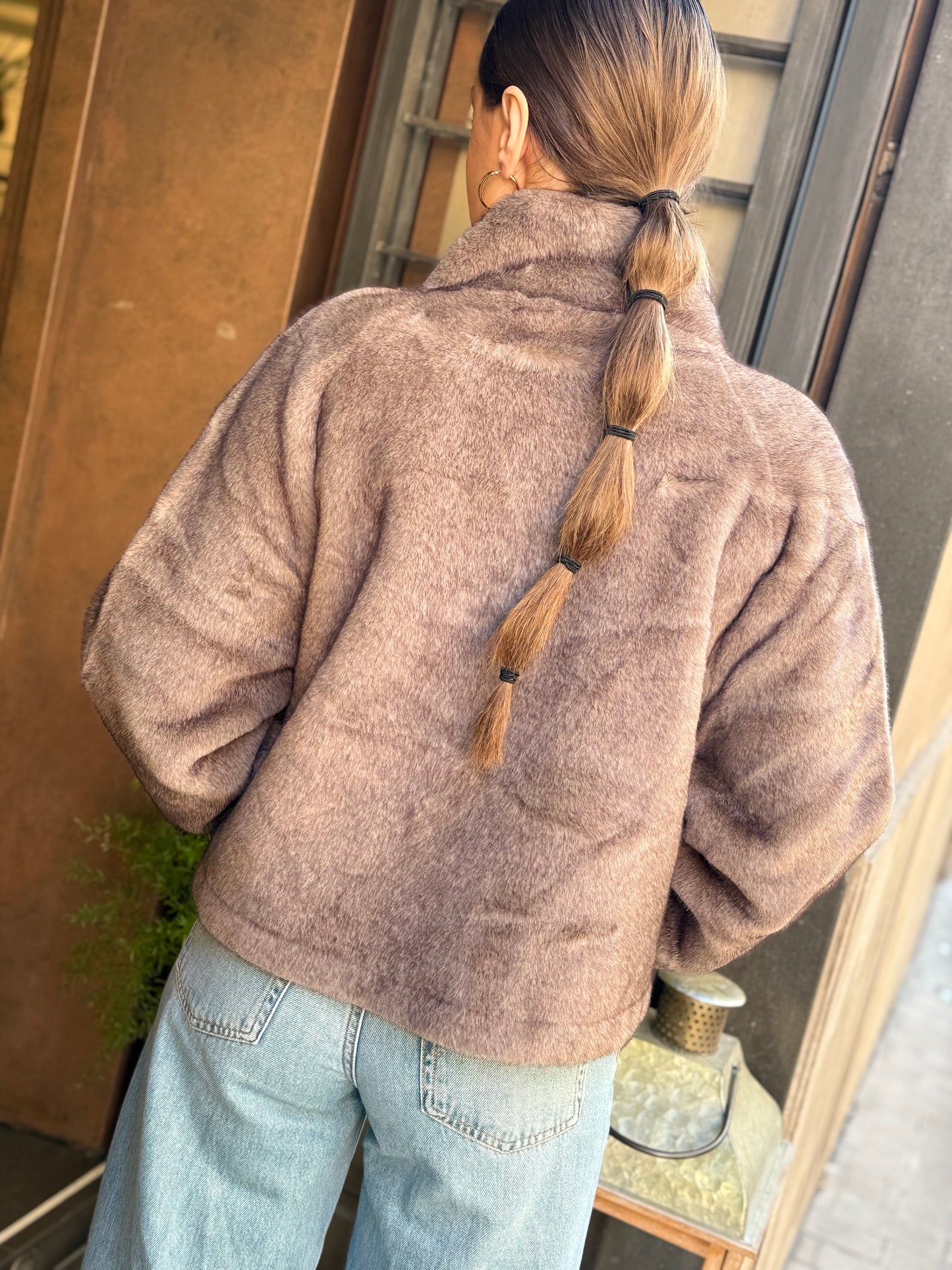 Ecopelliccia ANASTASIA Grigio