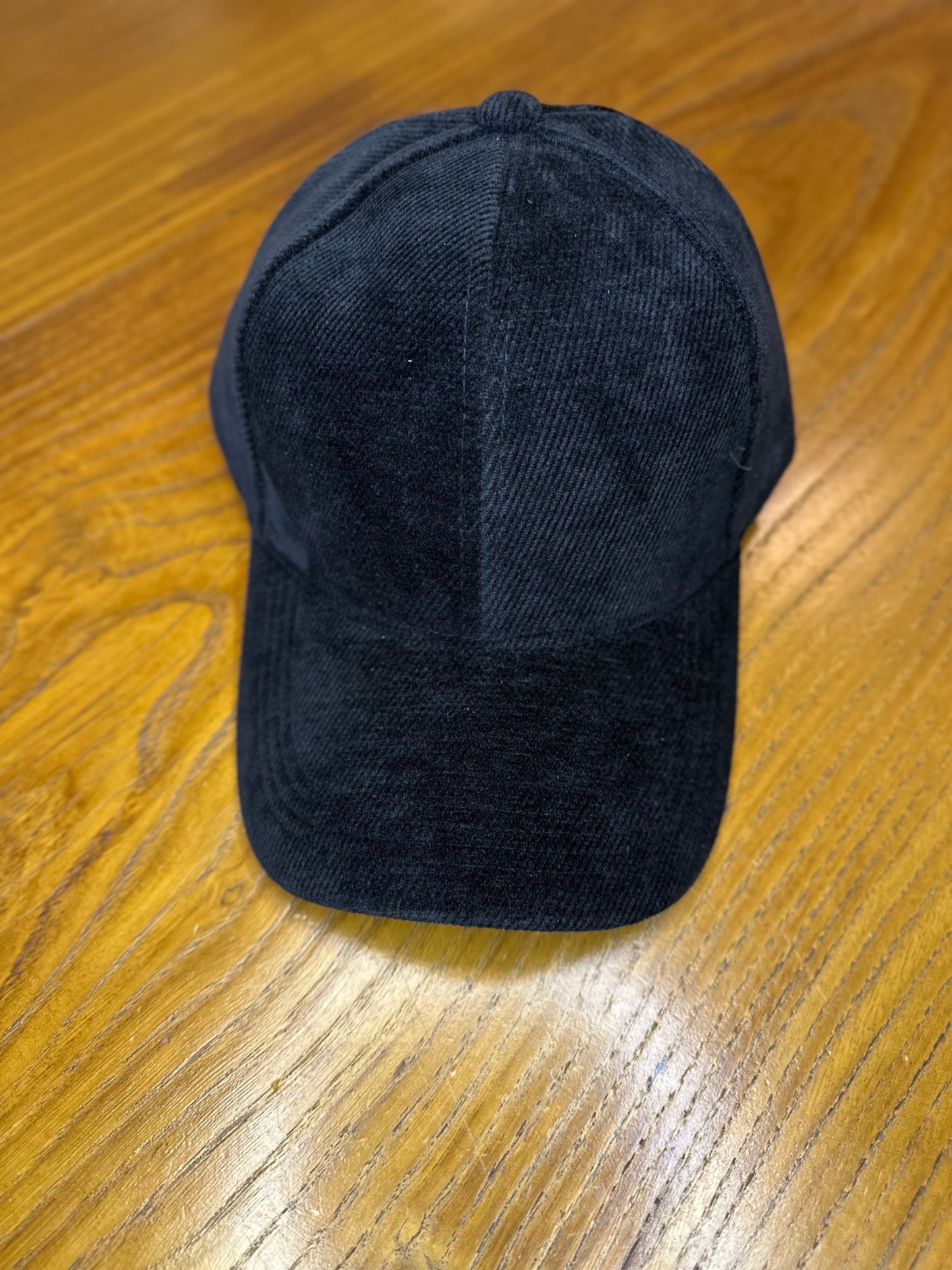 Cappellino baseball in velluto millerighe