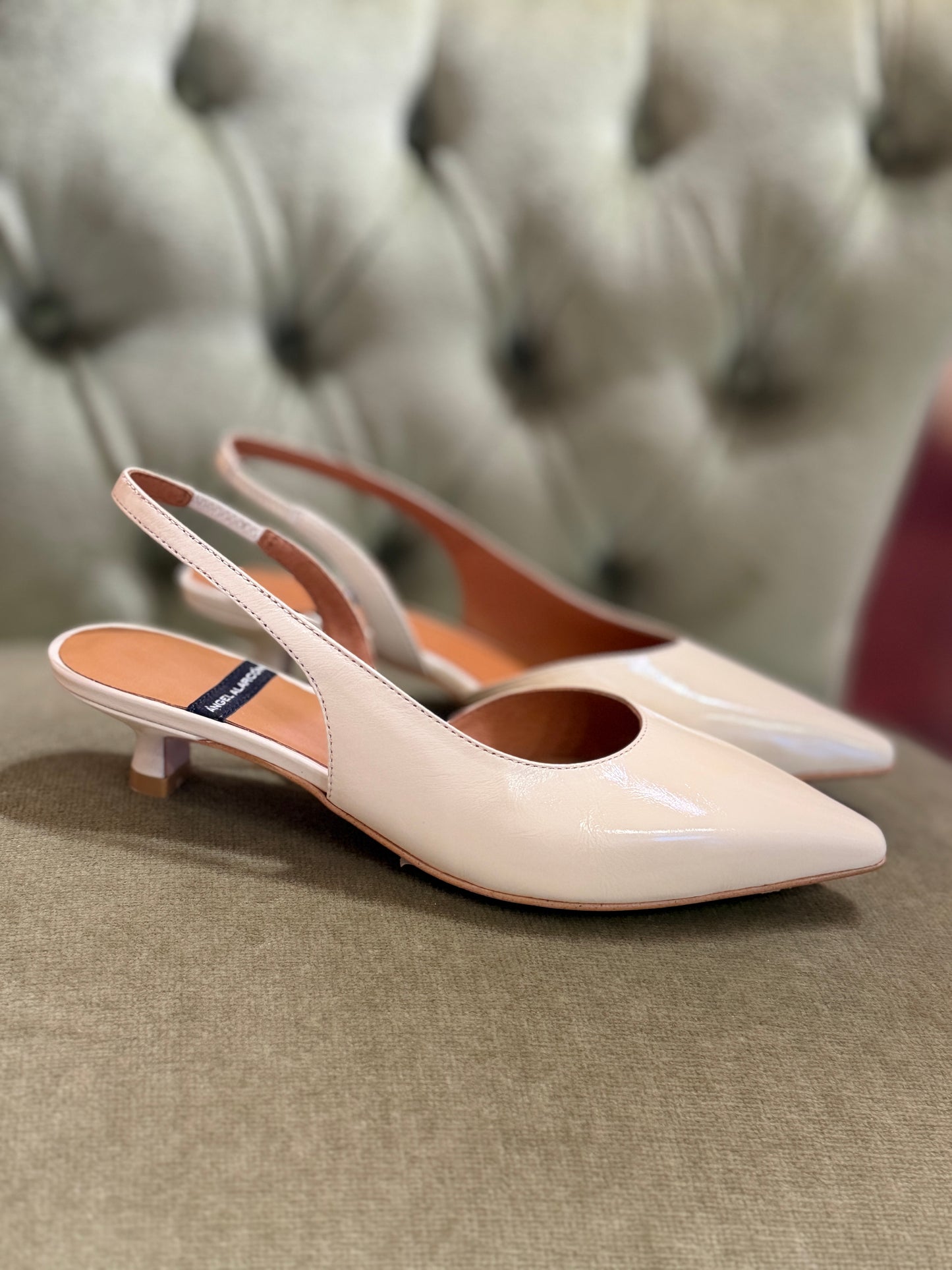 Angel Alarcon  FABIANA slingback VANIGLIA