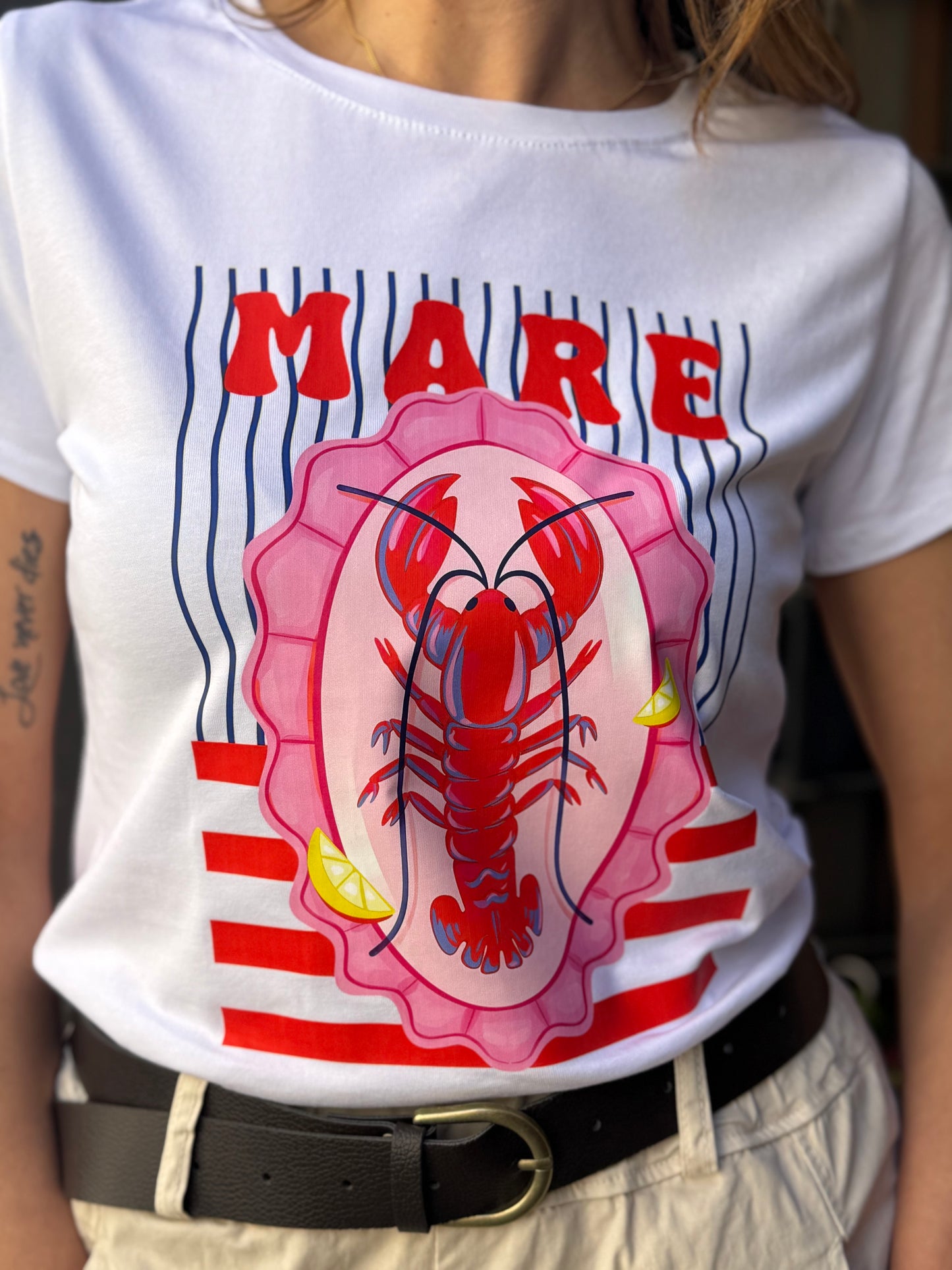 T-shirt stampa "ARAGOSTA"