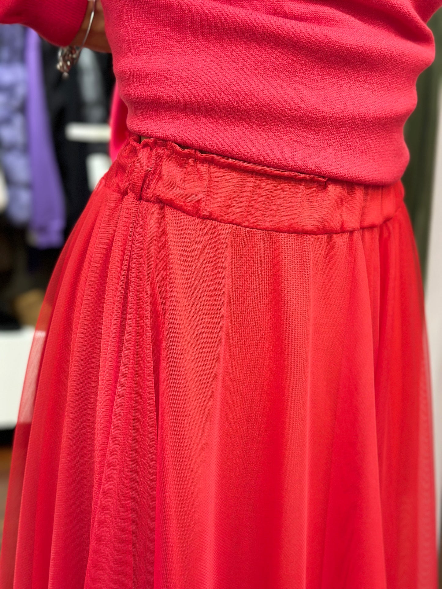 Spazio Sand- gonna in tulle