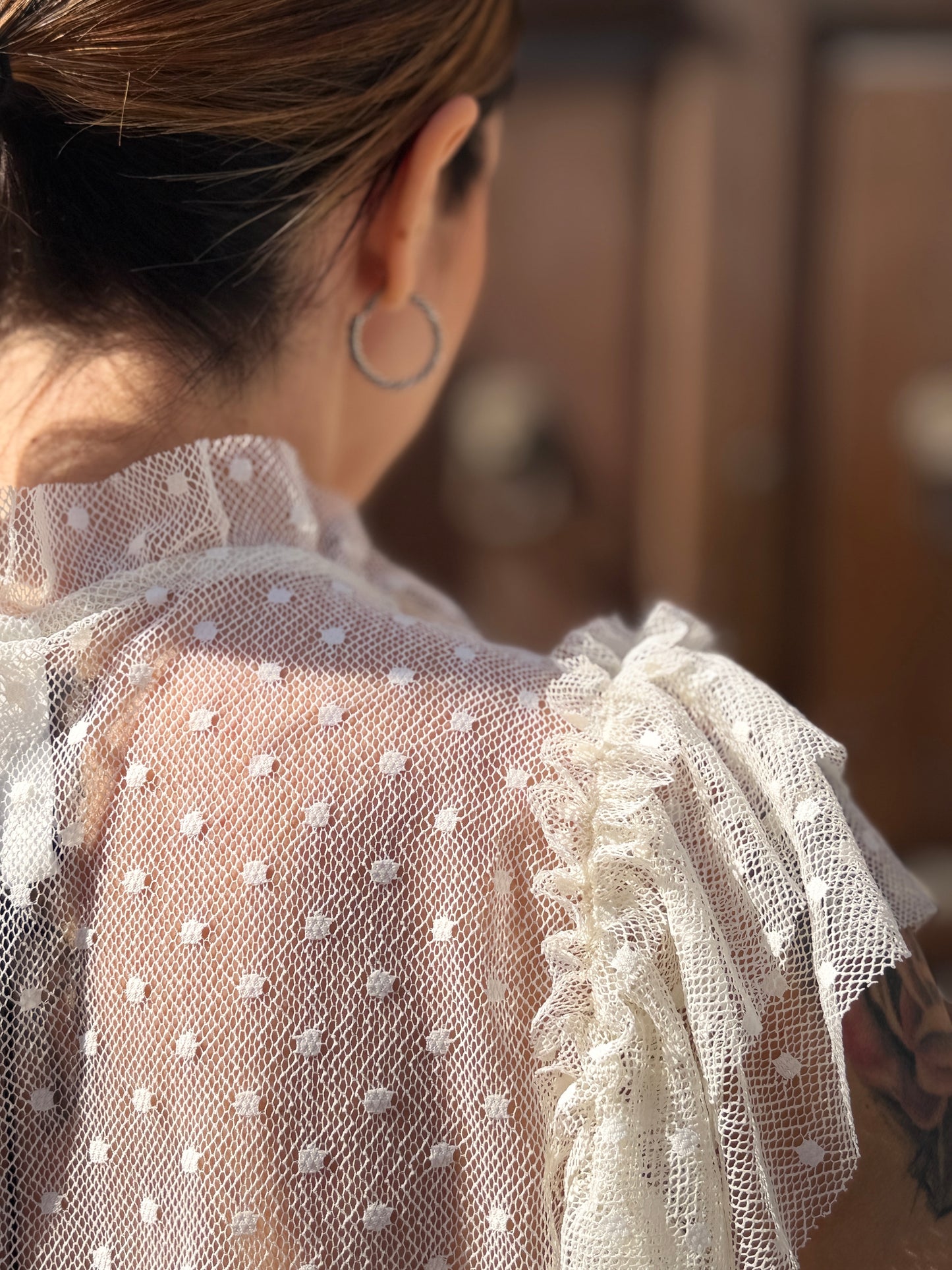 Tensione in Blusa Rouches BURRO