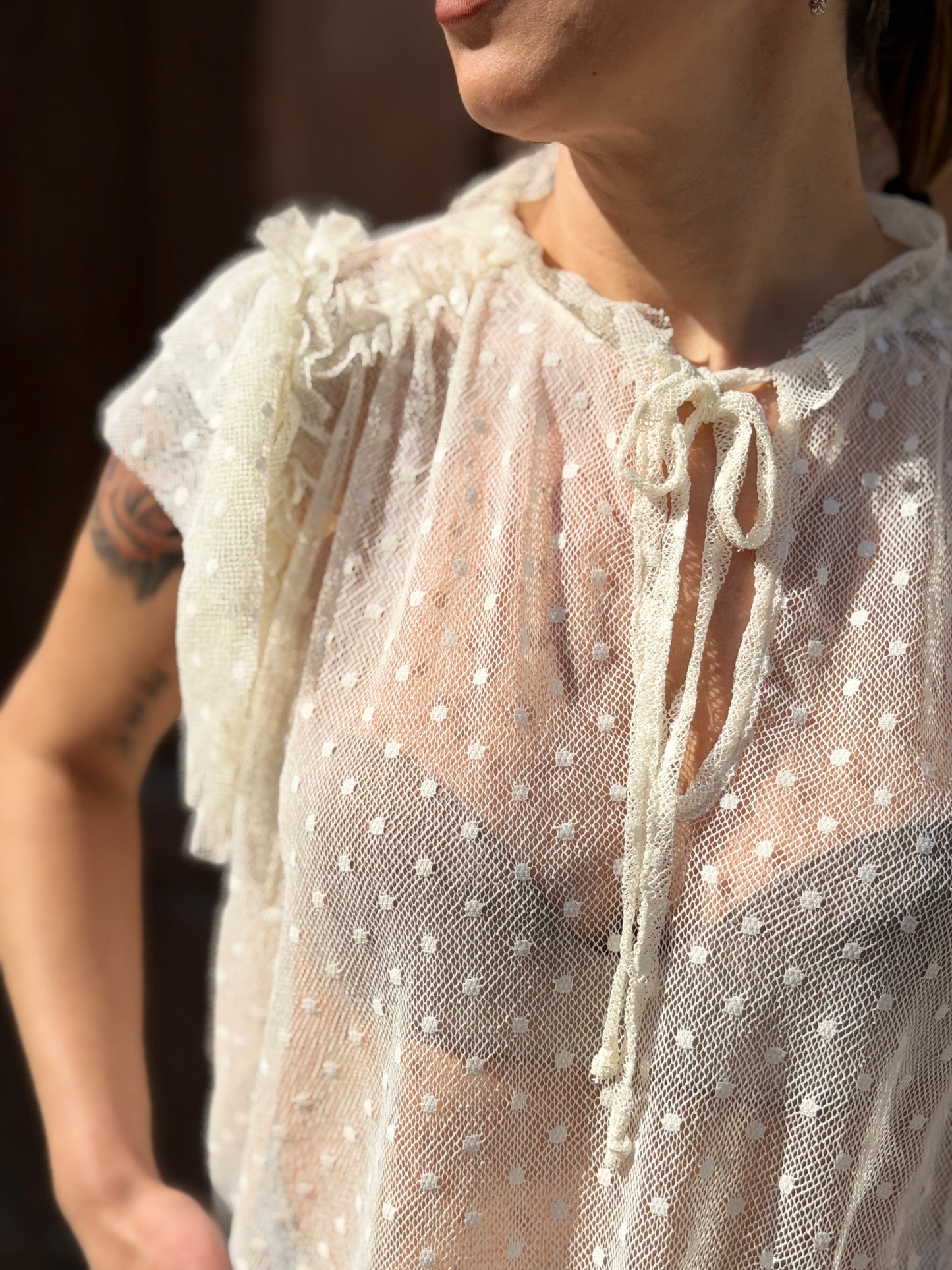 Tensione in Blusa Rouches BURRO