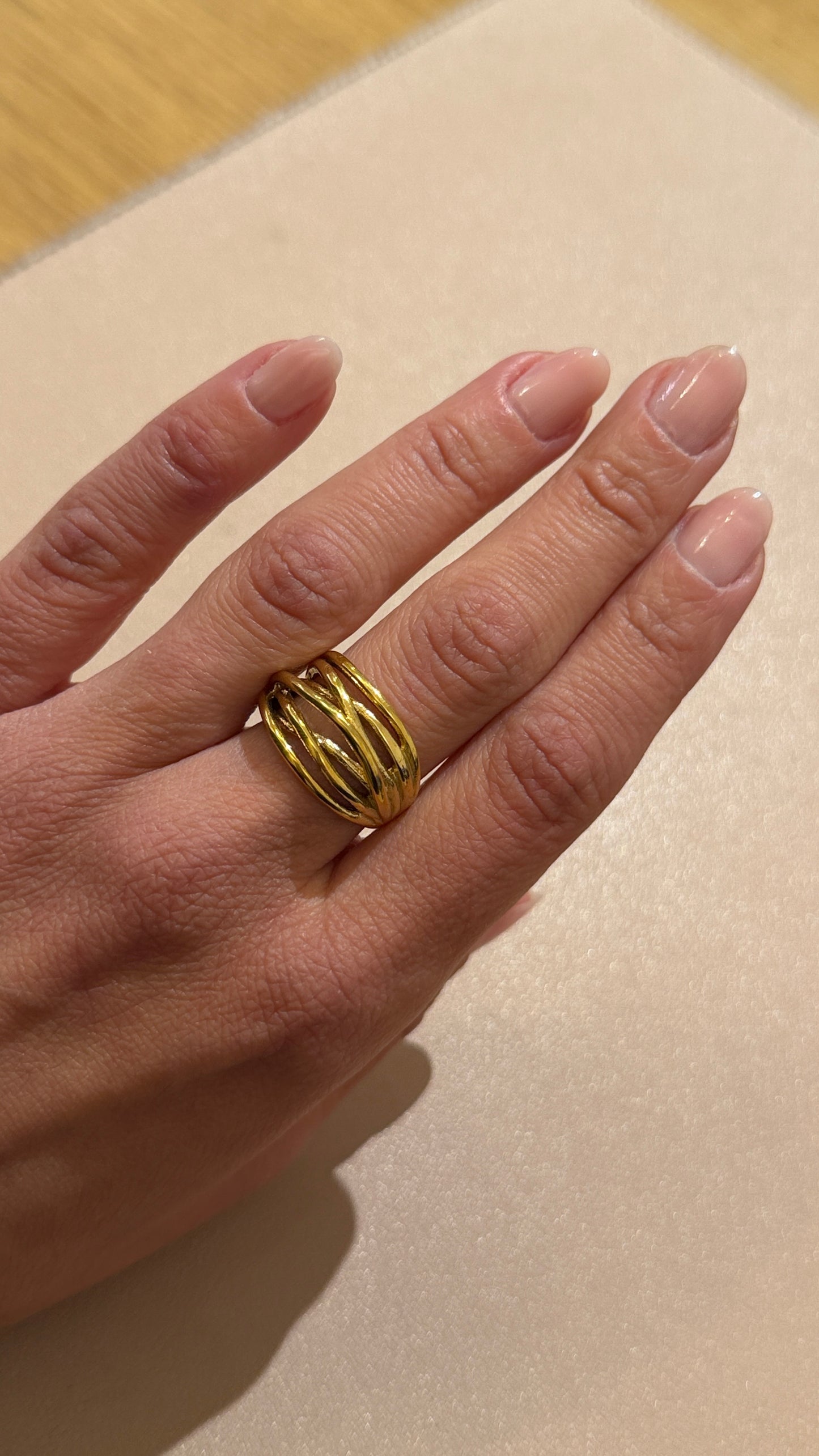 Anello multi fasce Oro
