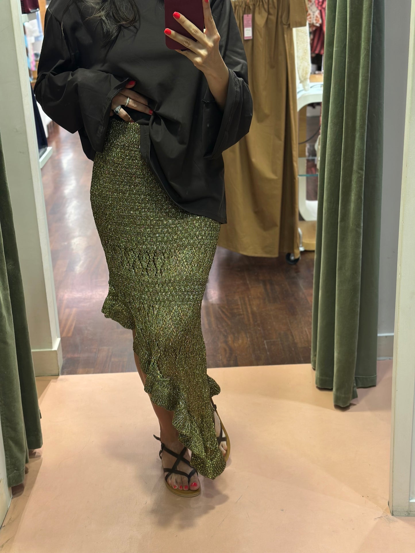 Gonna IBIZA Crochet LUREX (Disponibile in più varianti colore)