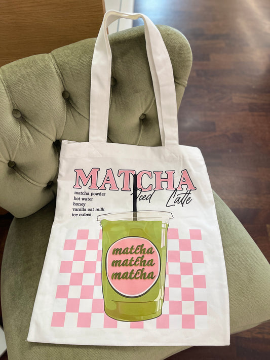 Tote Bag " MATCHA"