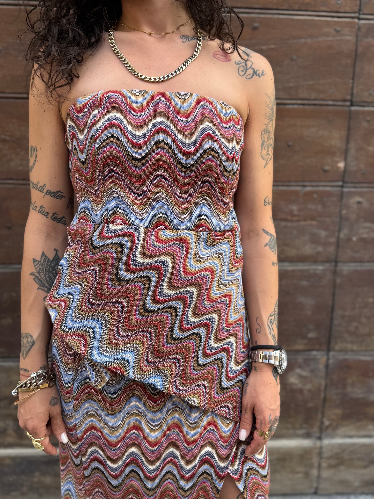 Tensione in Top fantasia lurex