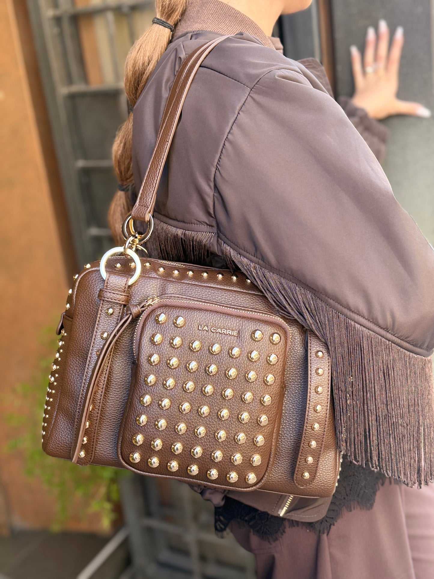 La Carrie Borsa PLANETS BROWN