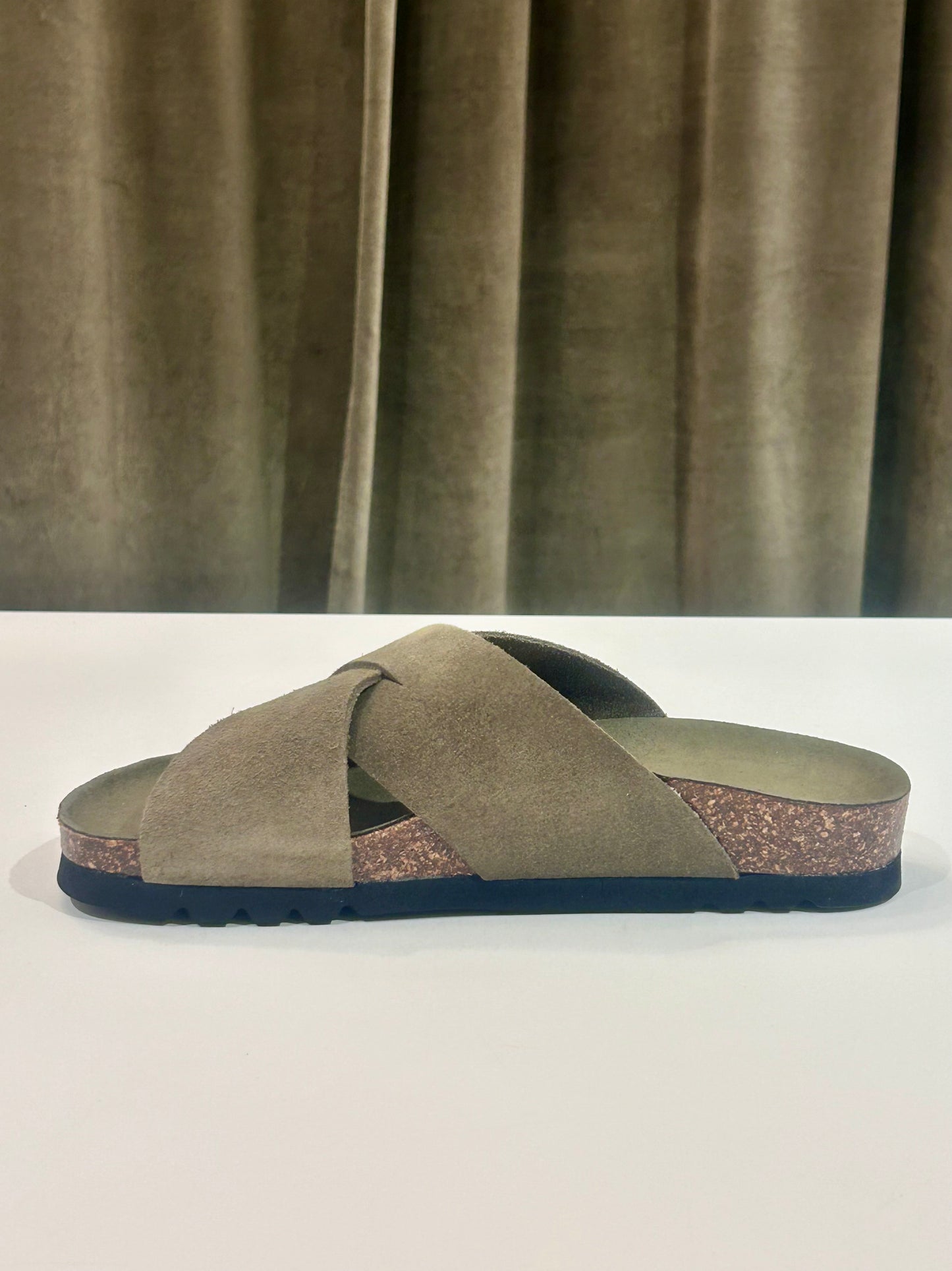 Scholl VIVIAN KHAKI SUEDE