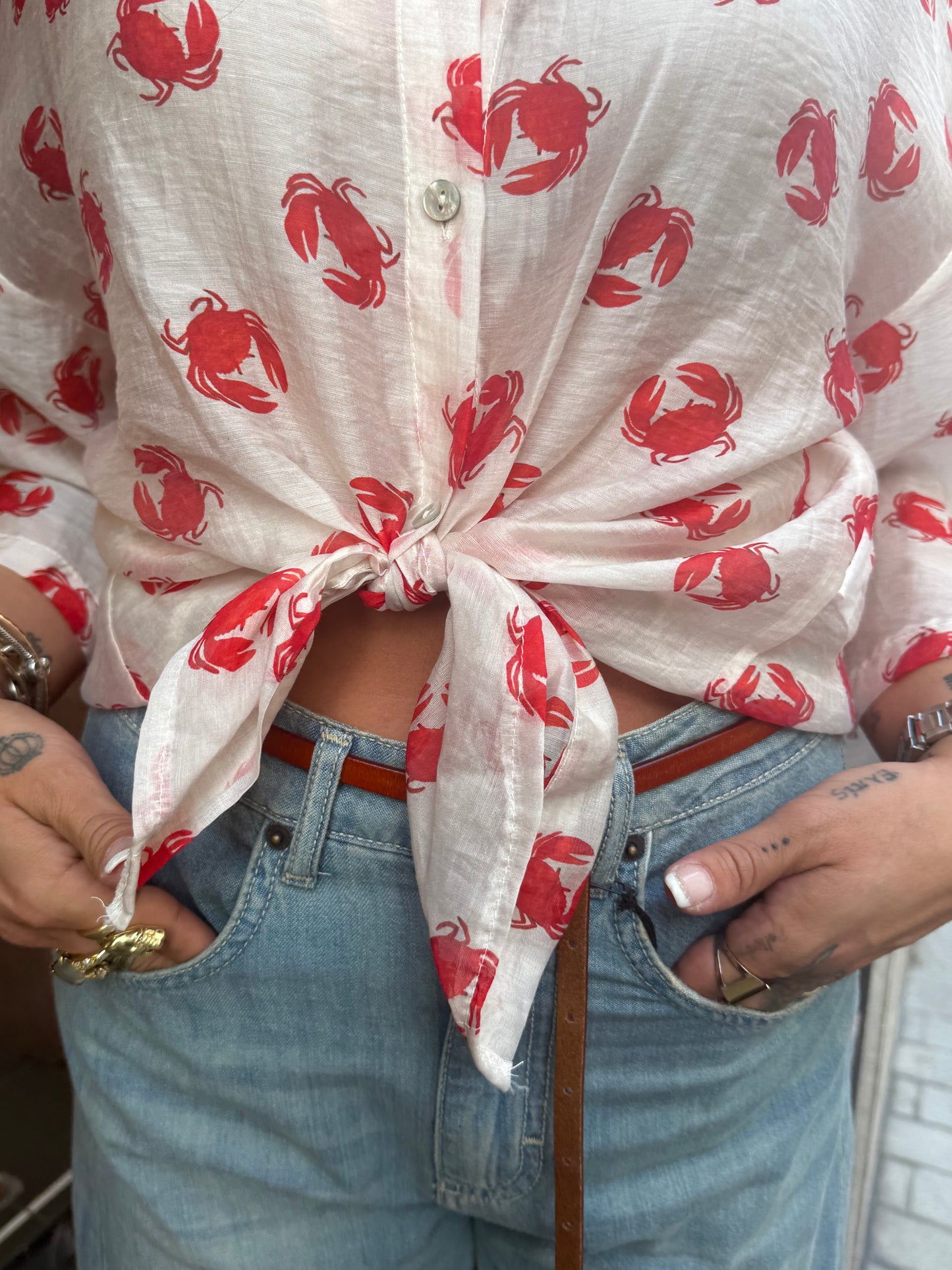 Camicia CRAB in lyocell
