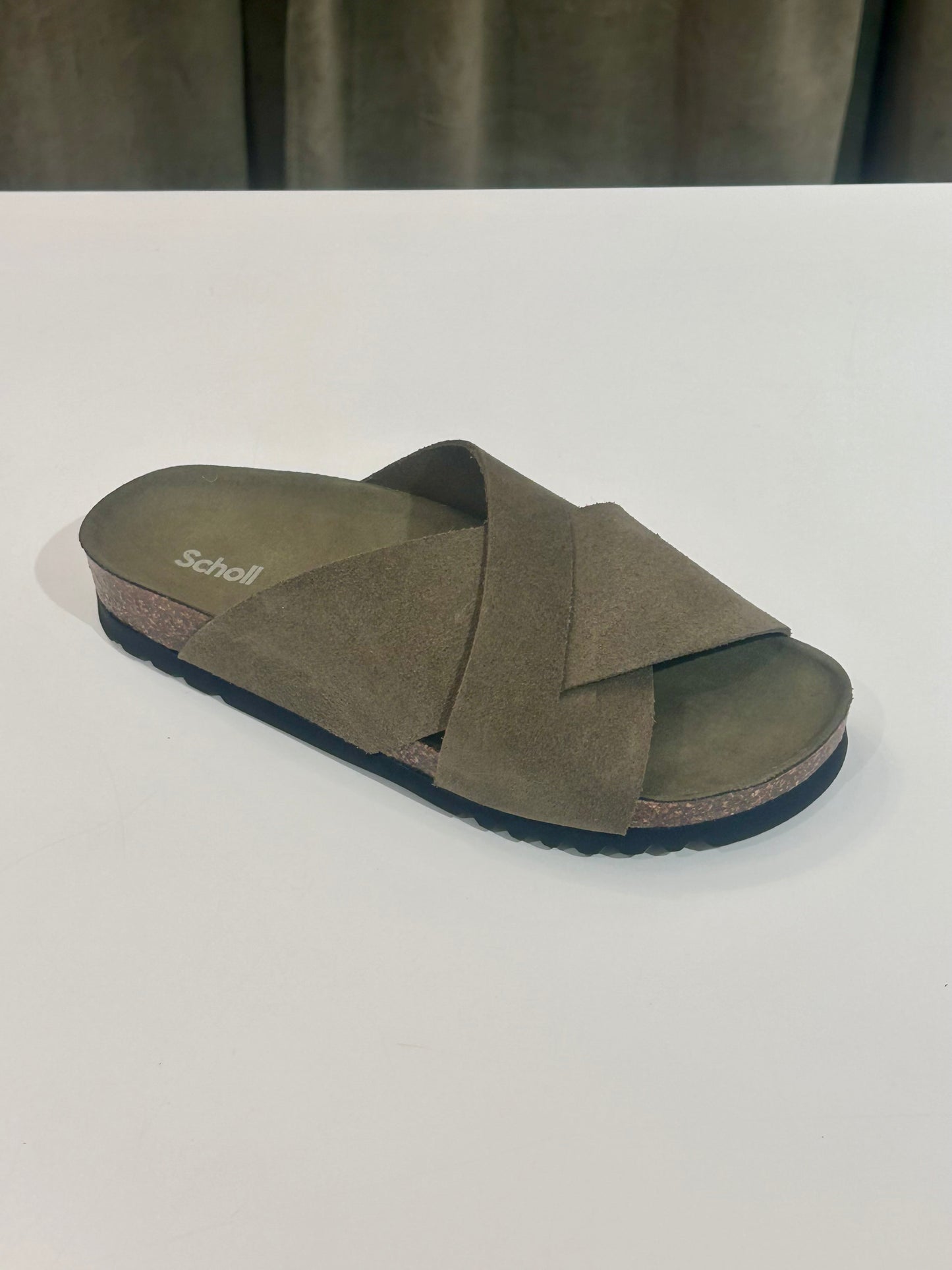 Scholl VIVIAN KHAKI SUEDE