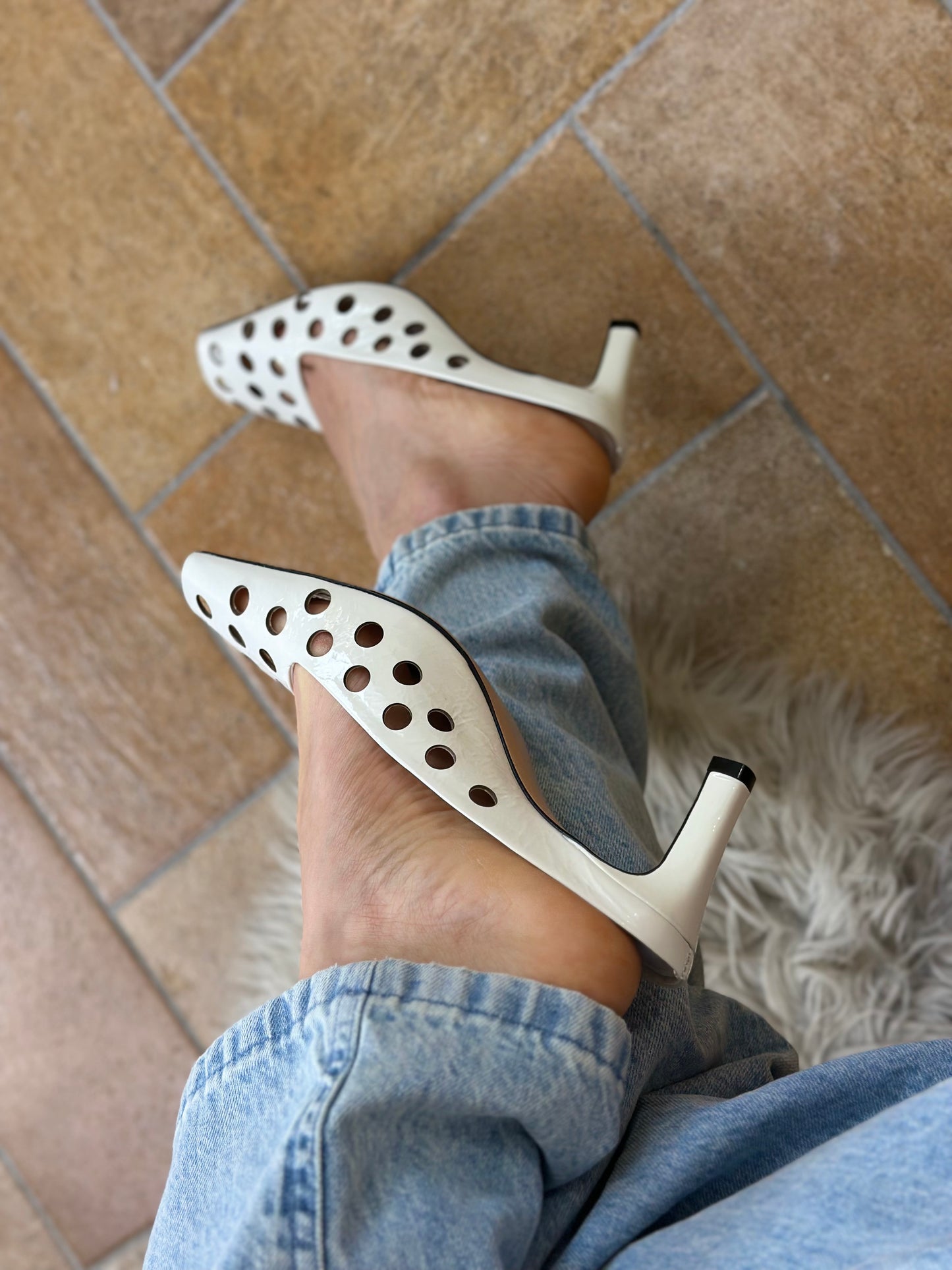 Vicenza Mule  CELINA bianca