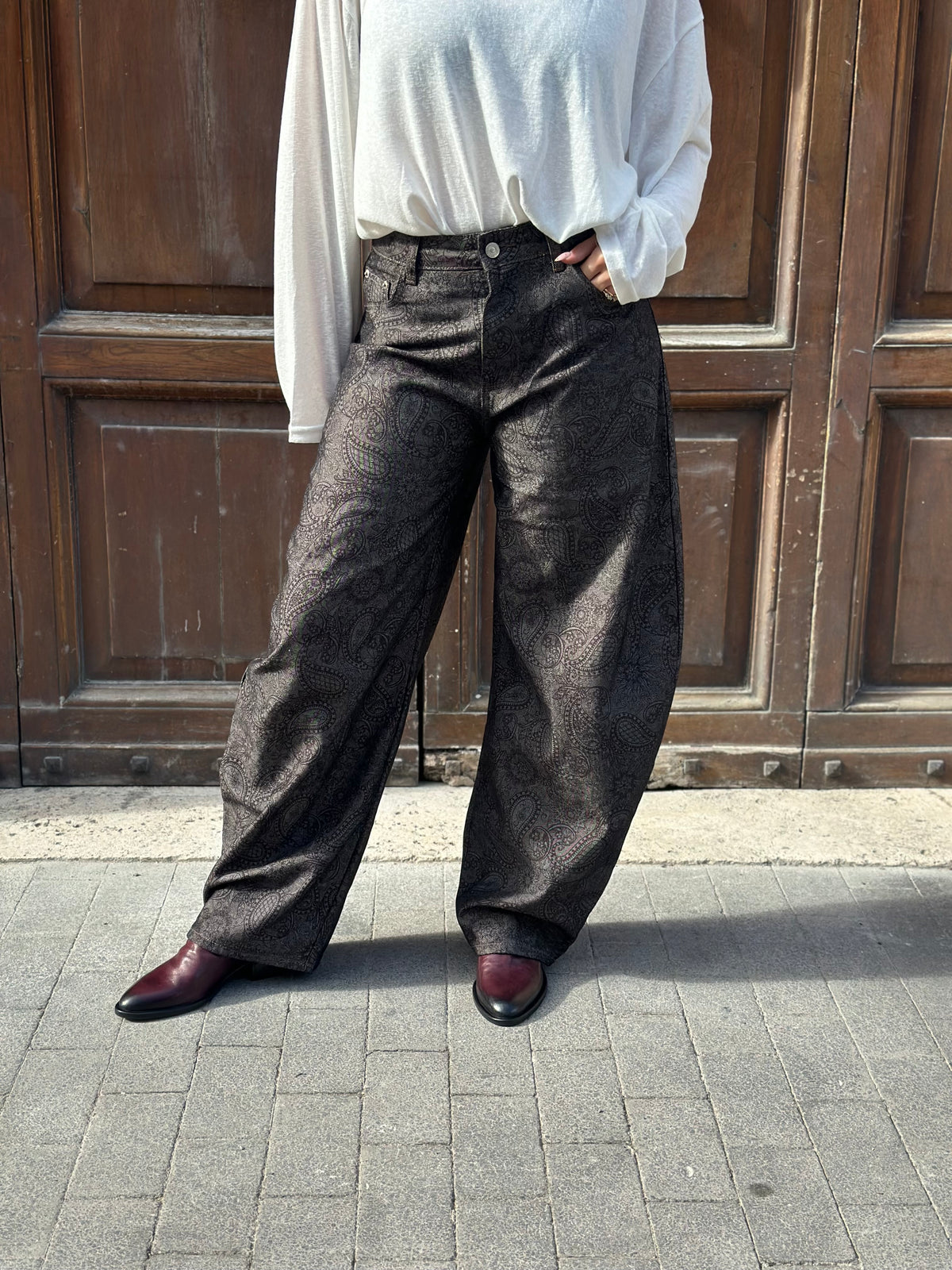 Jeans stampa PEASLY