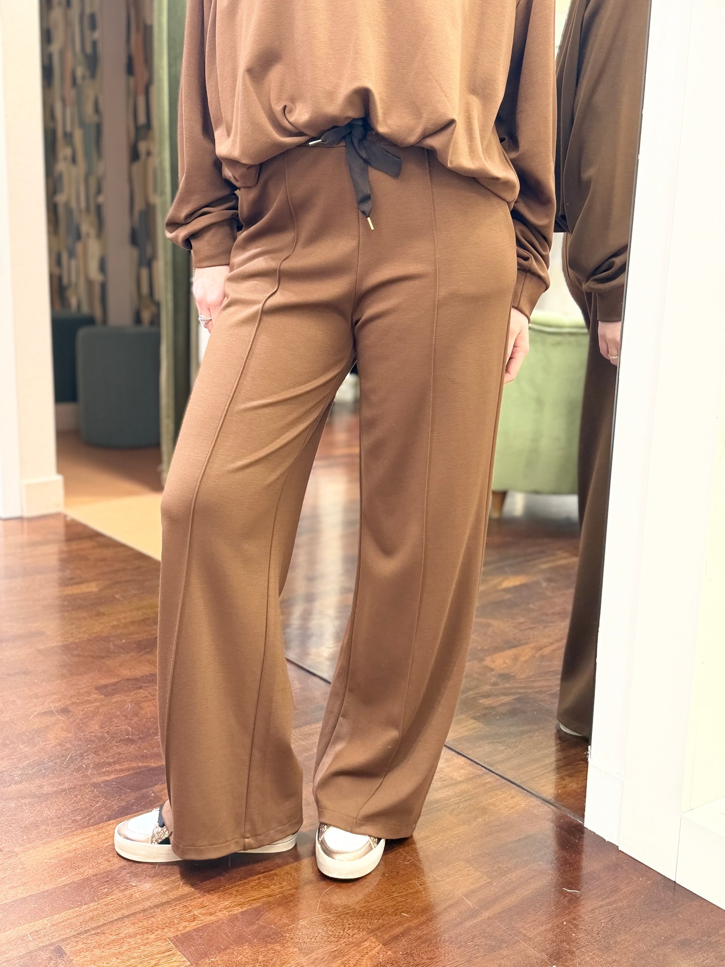 Pantalone in felpa CIOCCOLATO