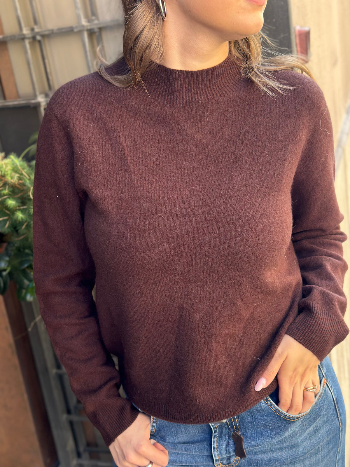 Maglia misto cashmere e lana (disp.in più colori)
