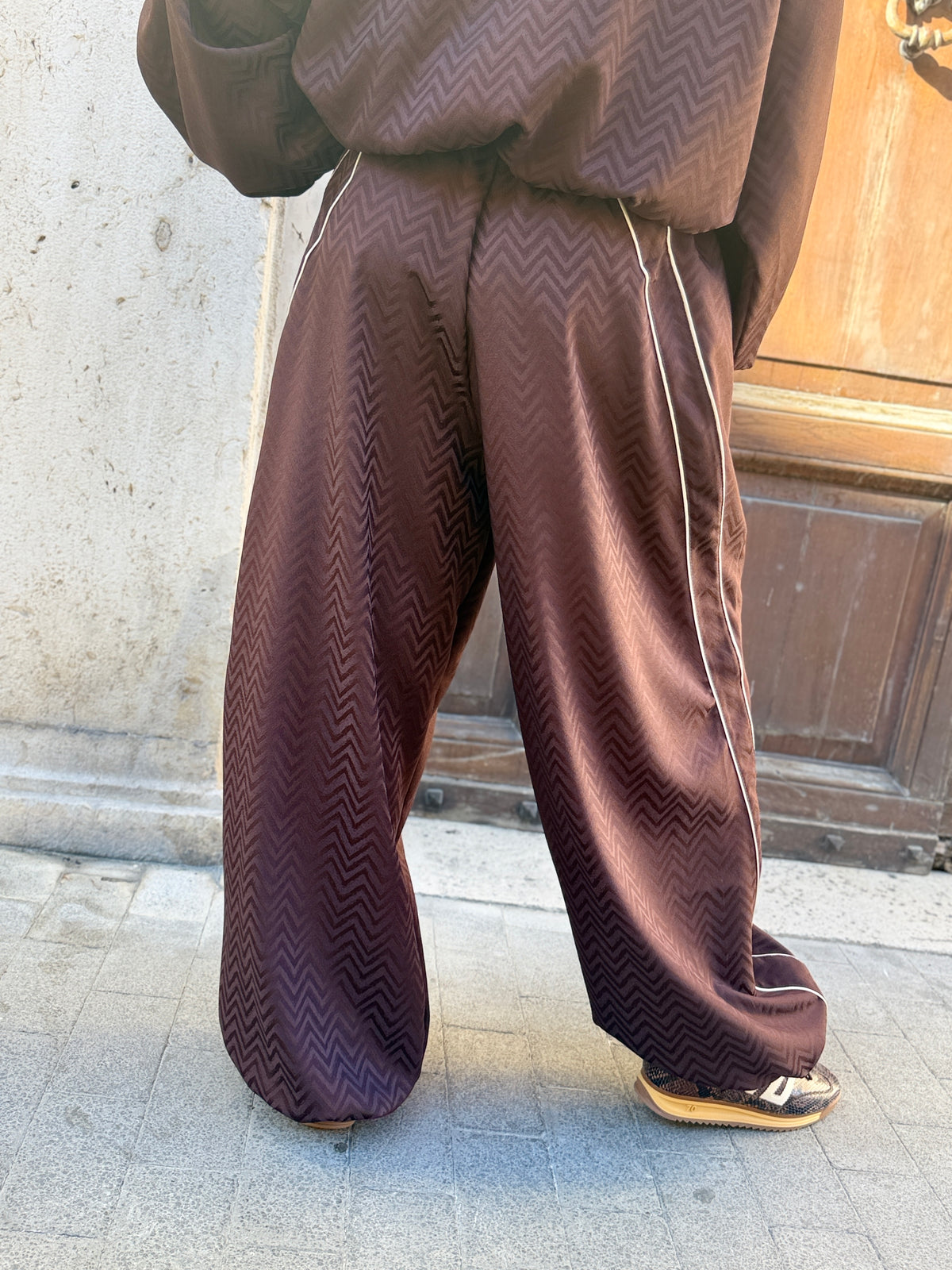 Pantalone Sporty-Chic MORO